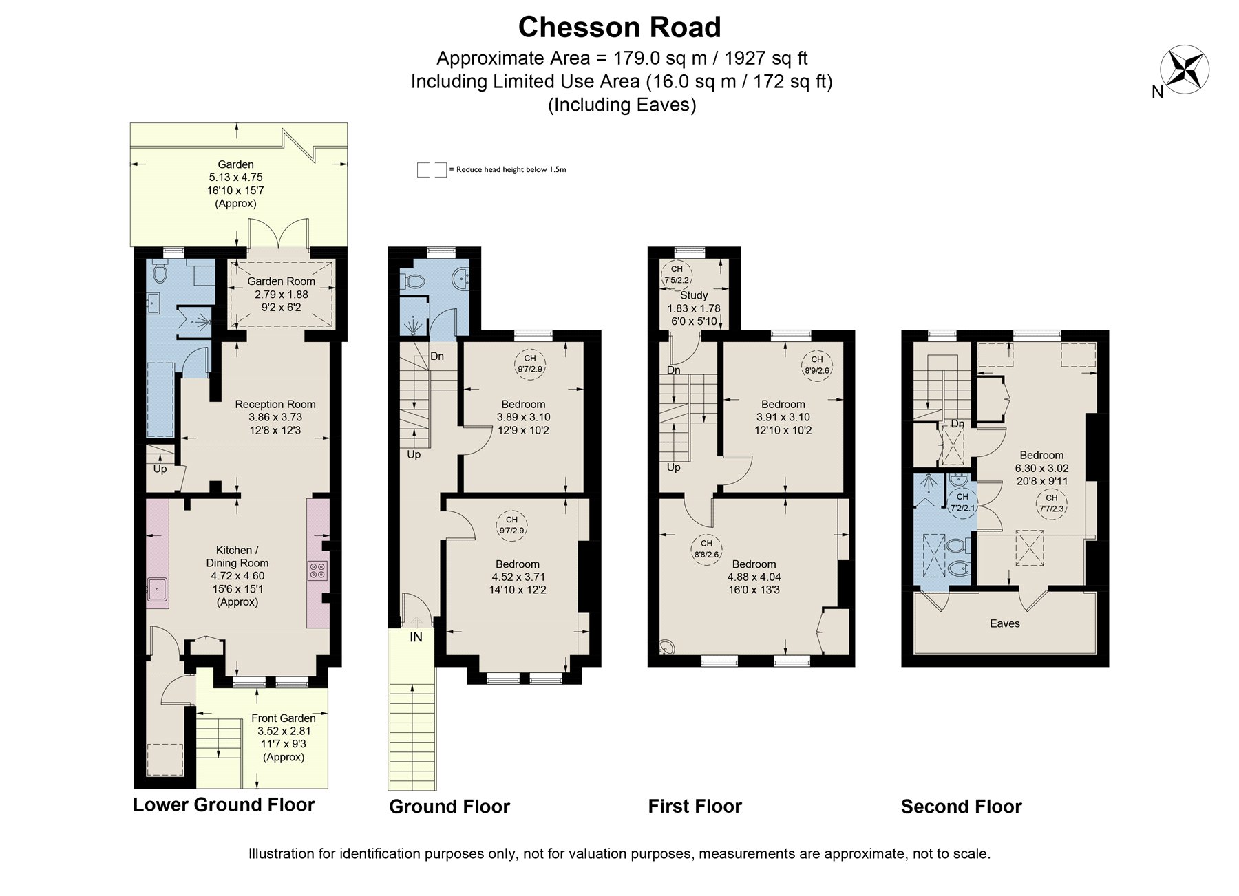73, Chesson Road, London floorplan