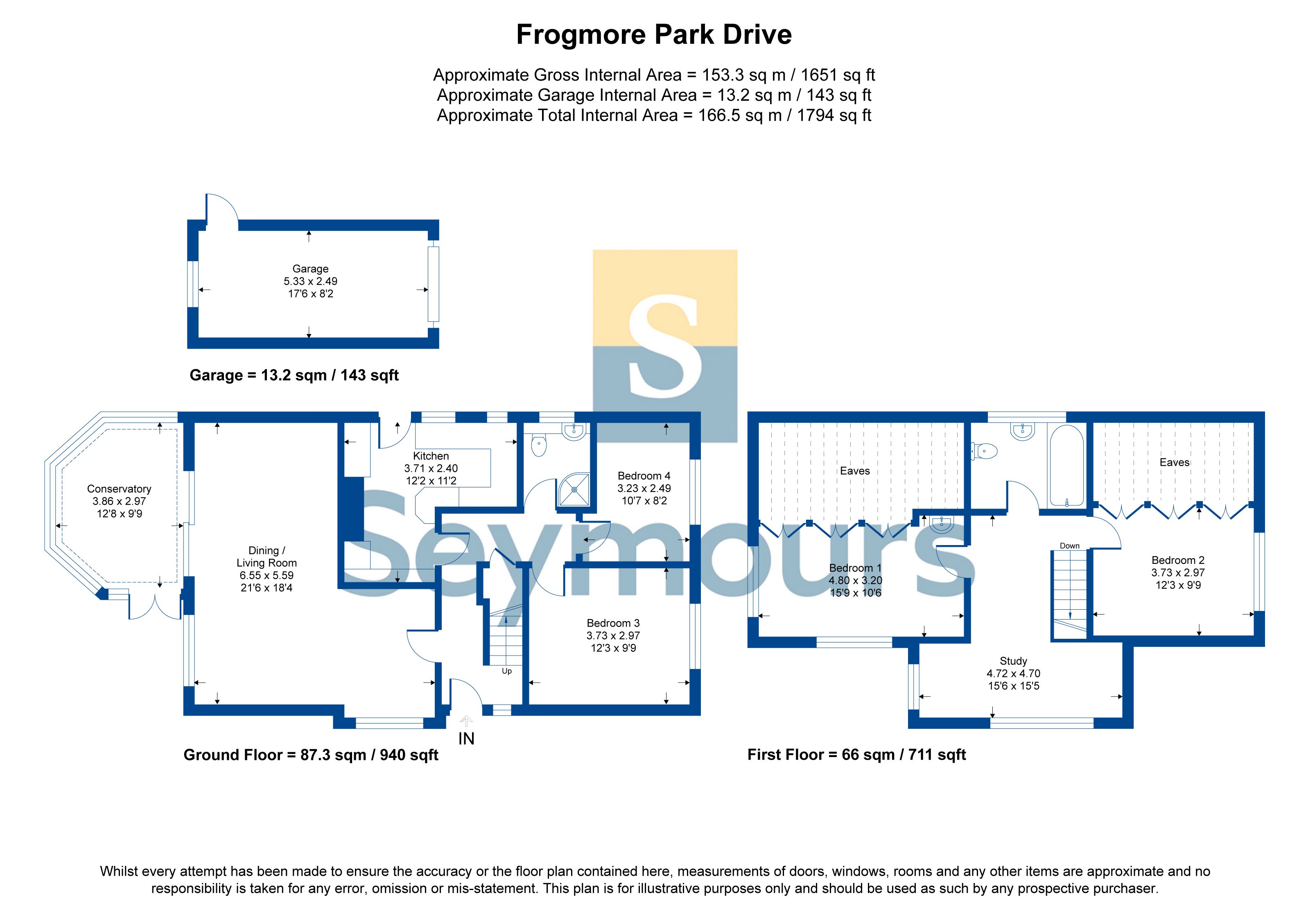 52, Frogmore Park Drive, Camberley floorplan