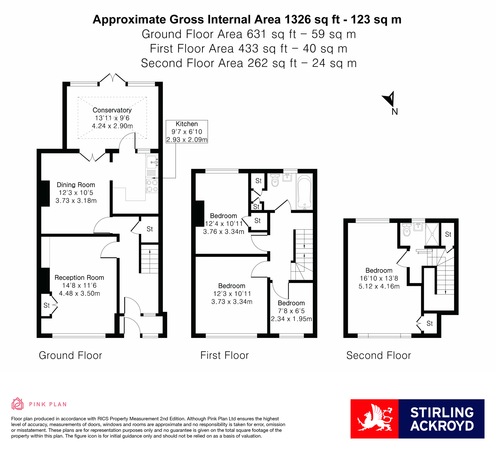 74, Fieldend Road, London floorplan