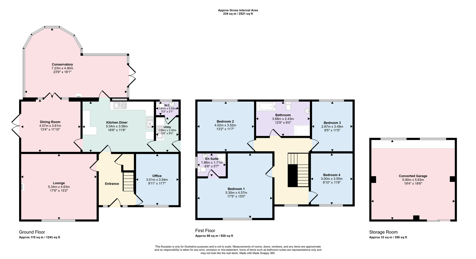 22, Rheda Park, Frizington floorplan