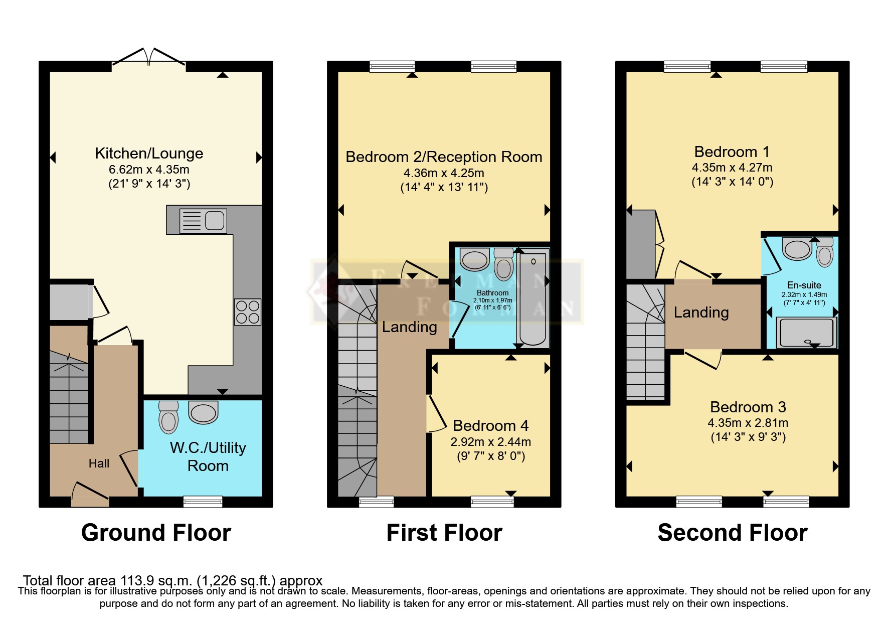 102, Weavers Close, East Sussex floorplan