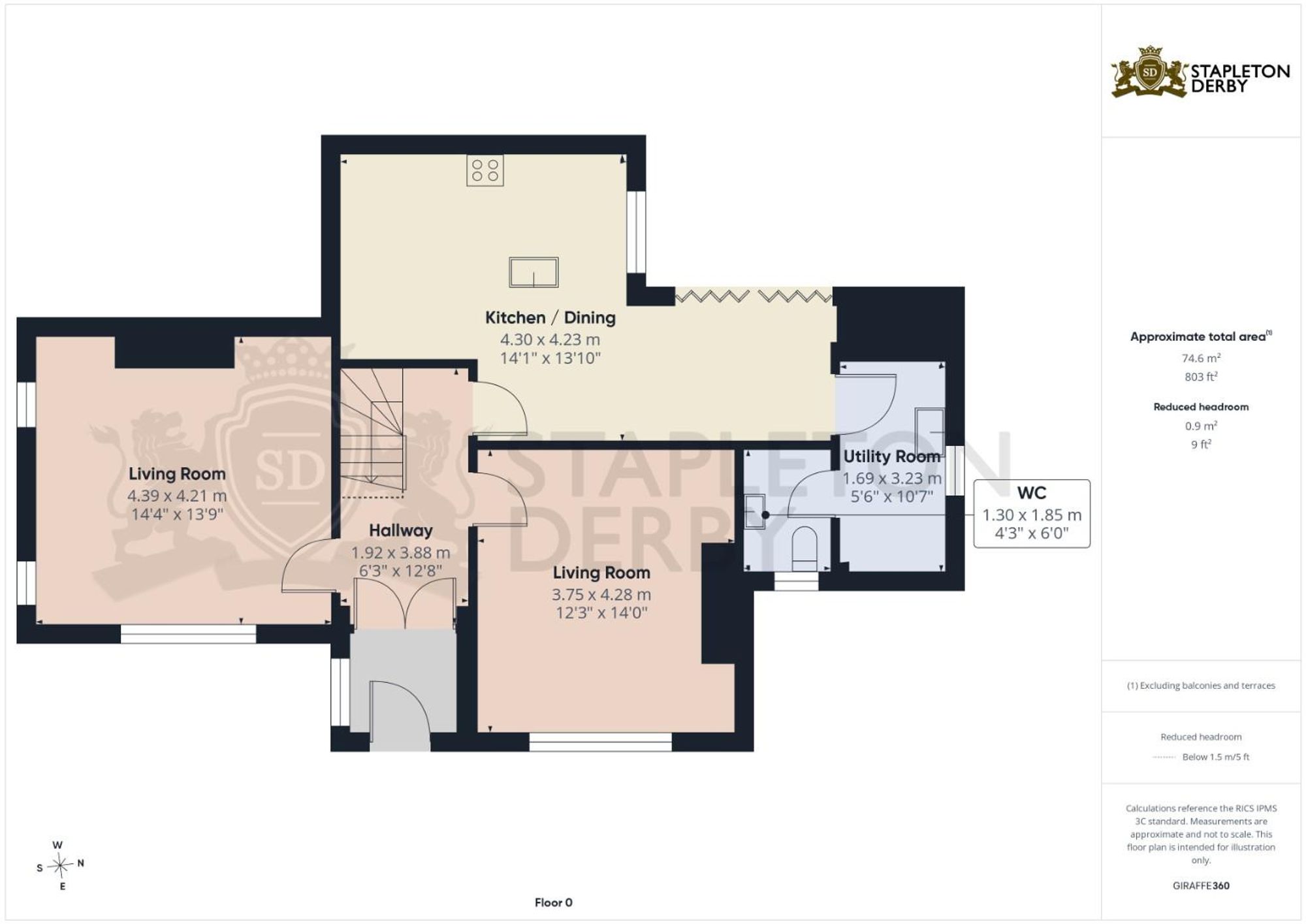 1 Albany Avenue, Prescot floorplan