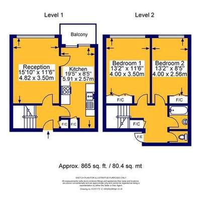 2 Bedrooms Flat to rent in Clapham Road, London SW9