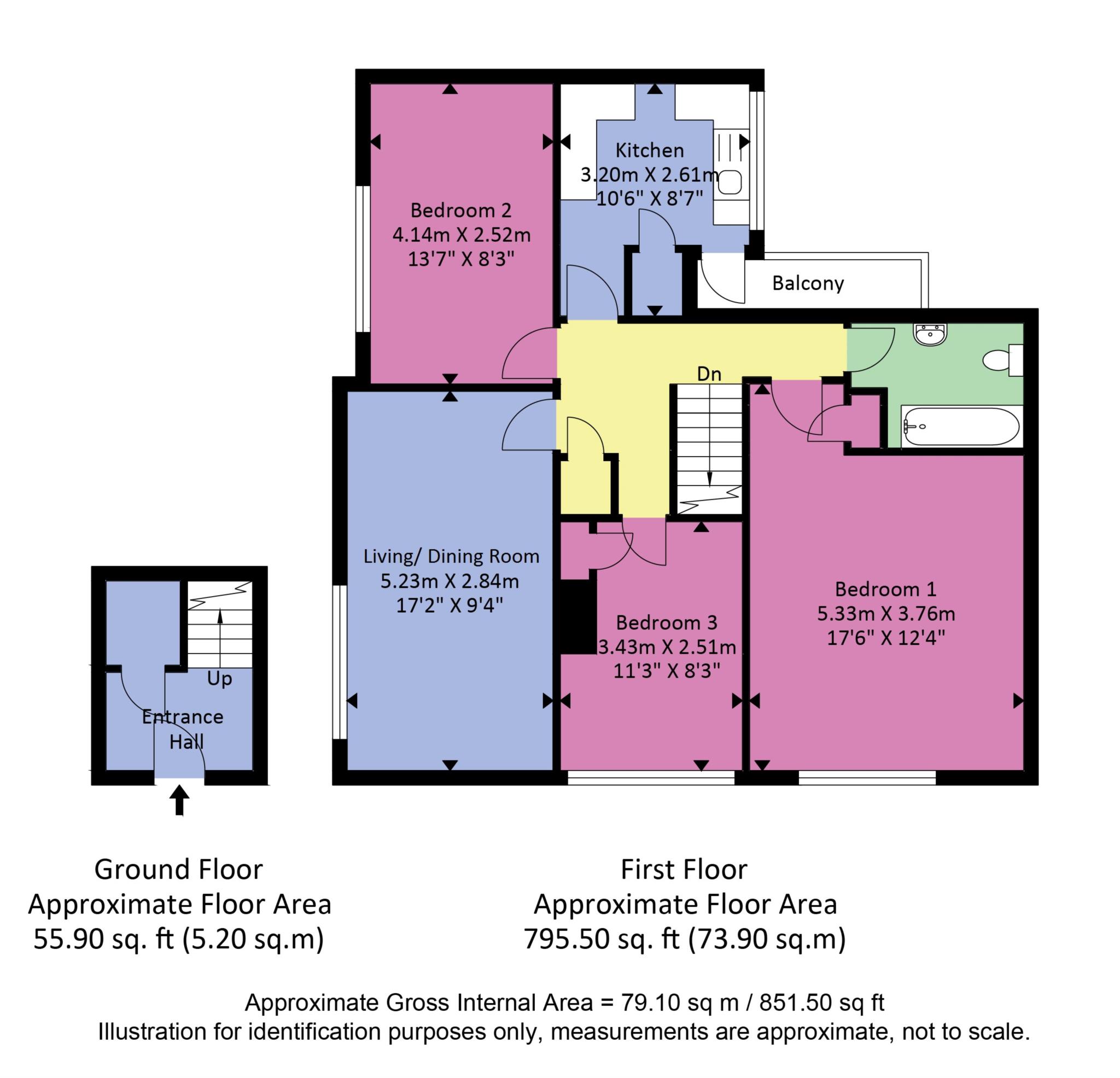 3 Bedrooms Maisonette for sale in Someries Road, Hemel Hempstead HP1