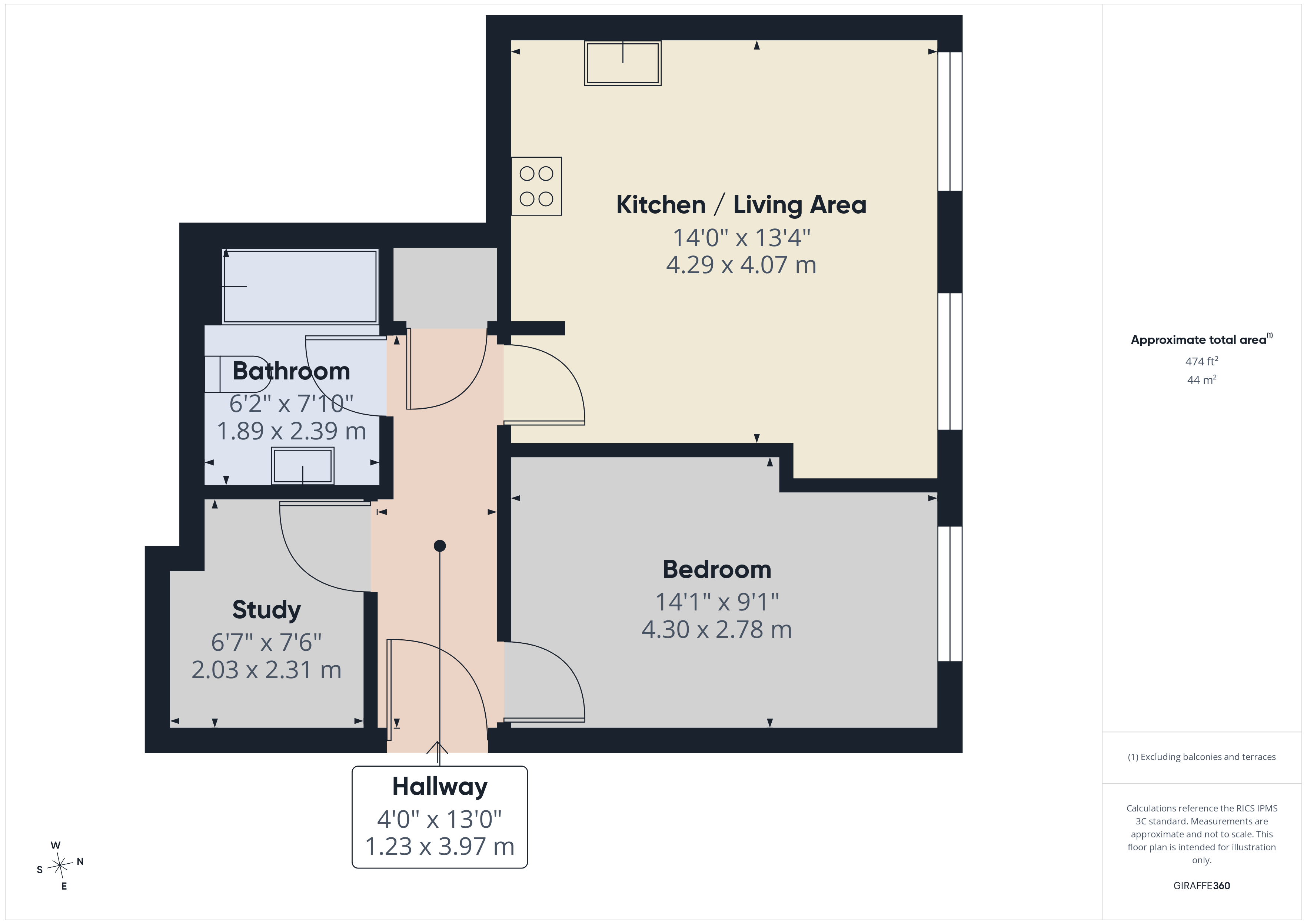 Colonial Buildings, Bradford floorplan