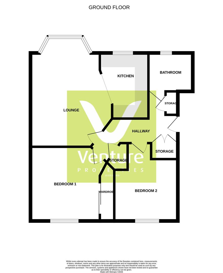 18, Swain Court, Darlington floorplan