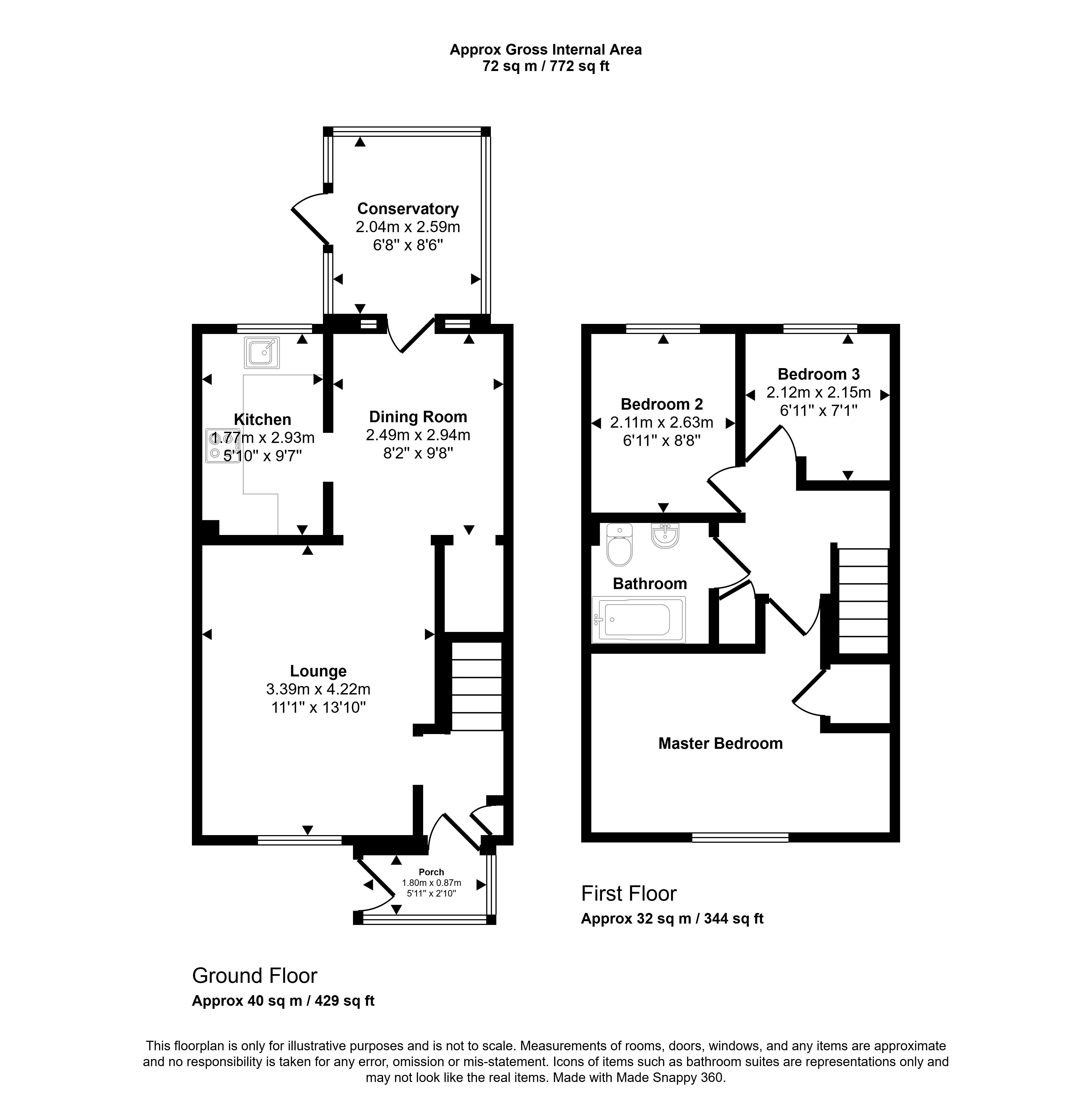 19, Birkdale, Whitley Bay floorplan