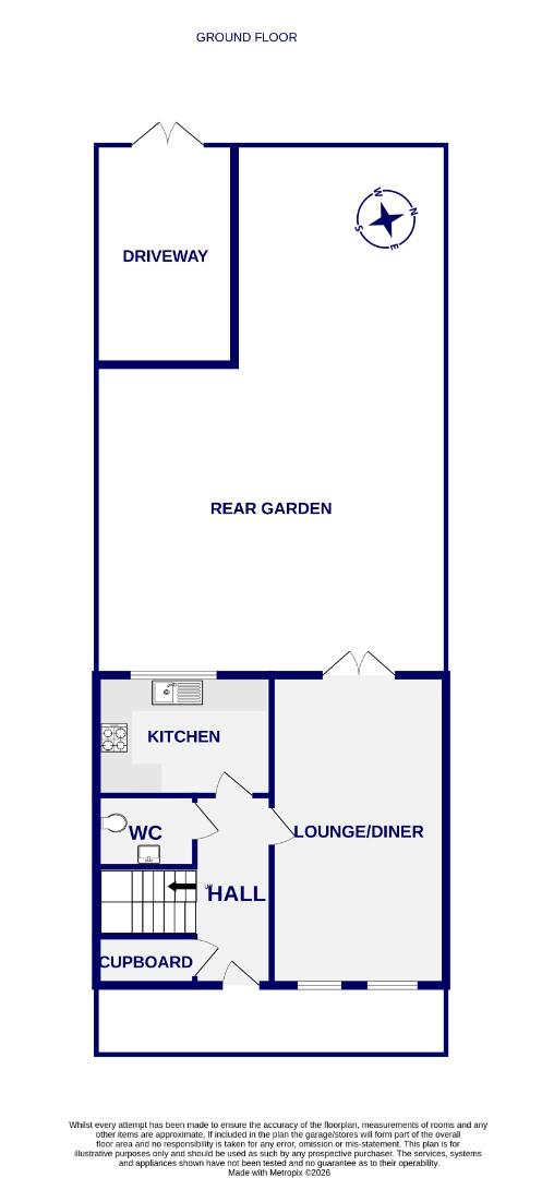 45, St. Aelreds Mews, York floorplan