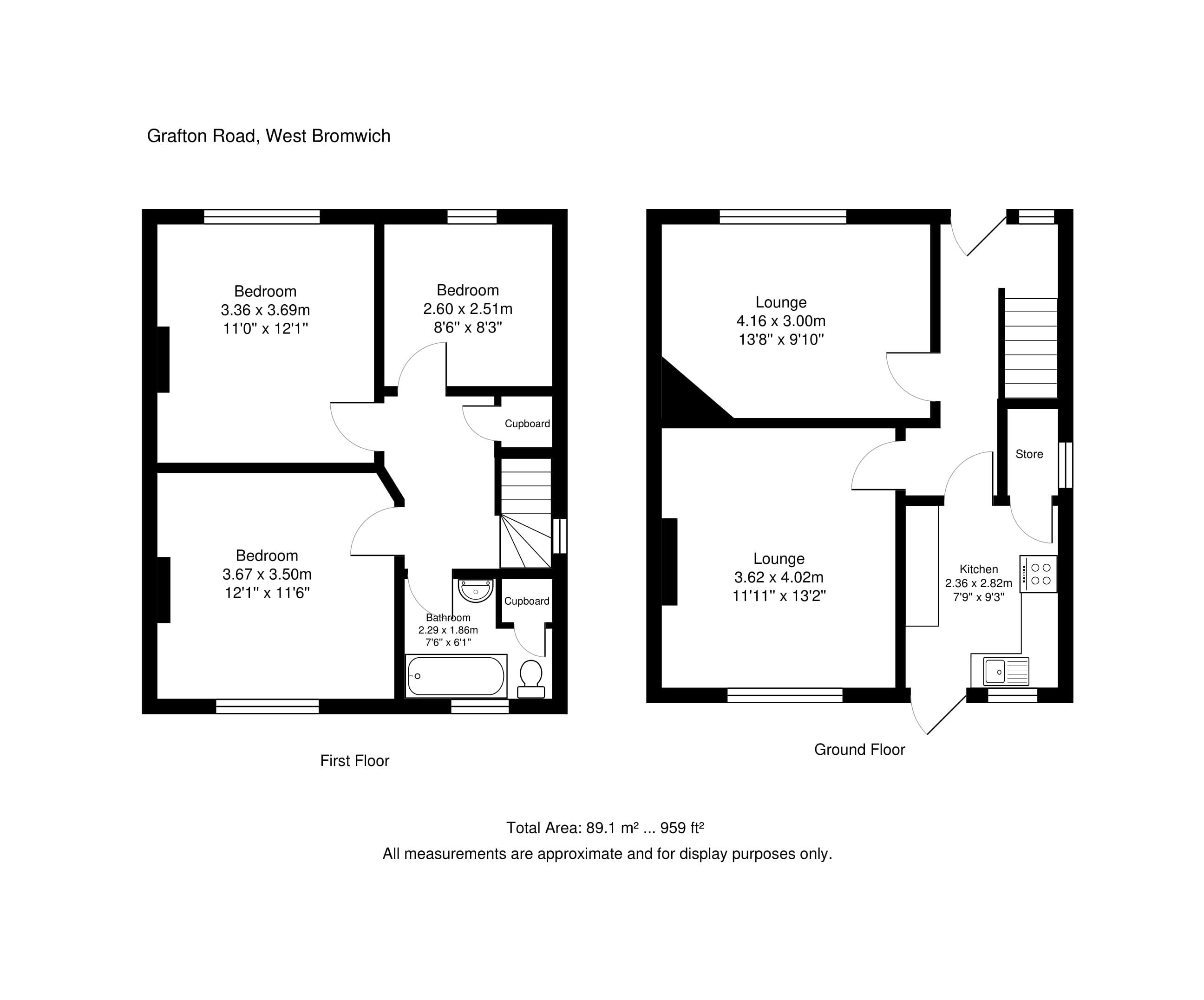 3 Bedrooms Semi-detached house to rent in Grafton Road, West Bromwich, Sandwell B71