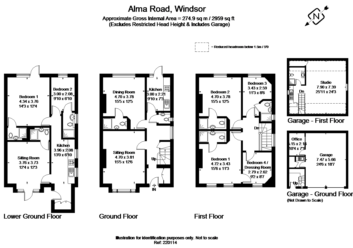 6 Bedrooms Semi-detached house for sale in Alma Road, Windsor, Berkshire SL4