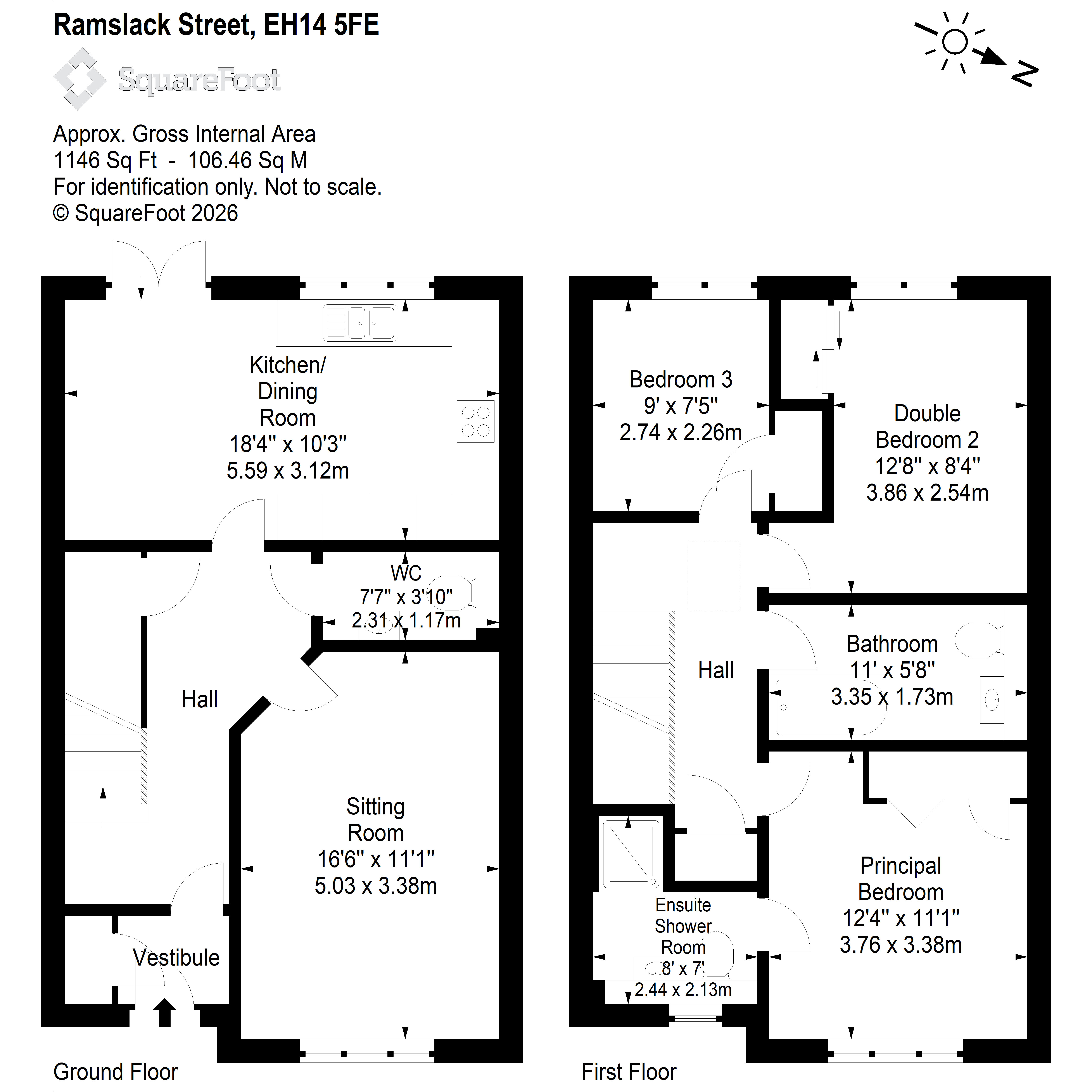 11 Ramslack Street, Balerno Edinburgh floorplan