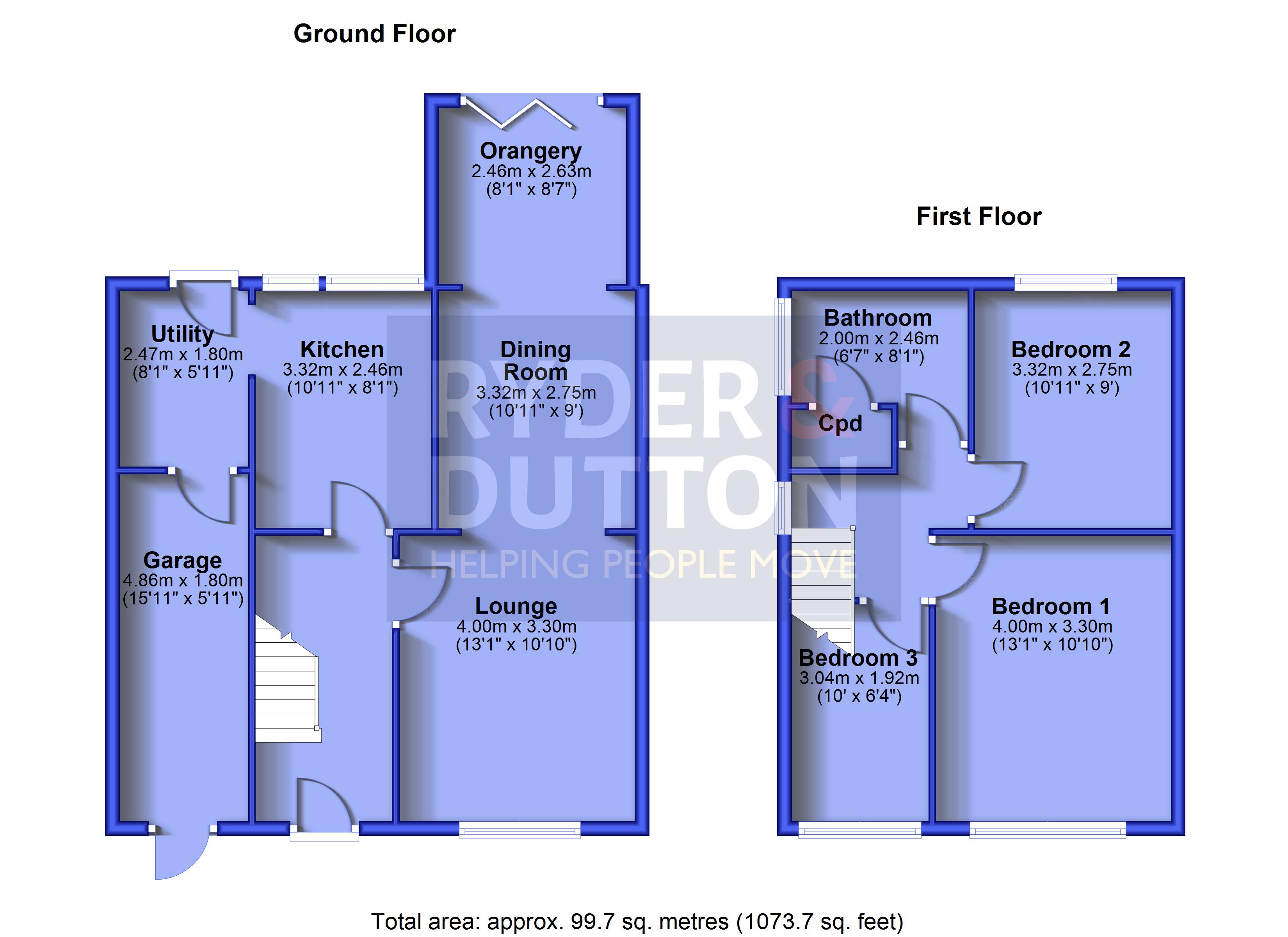 49, Oozewood Road, Oldham floorplan
