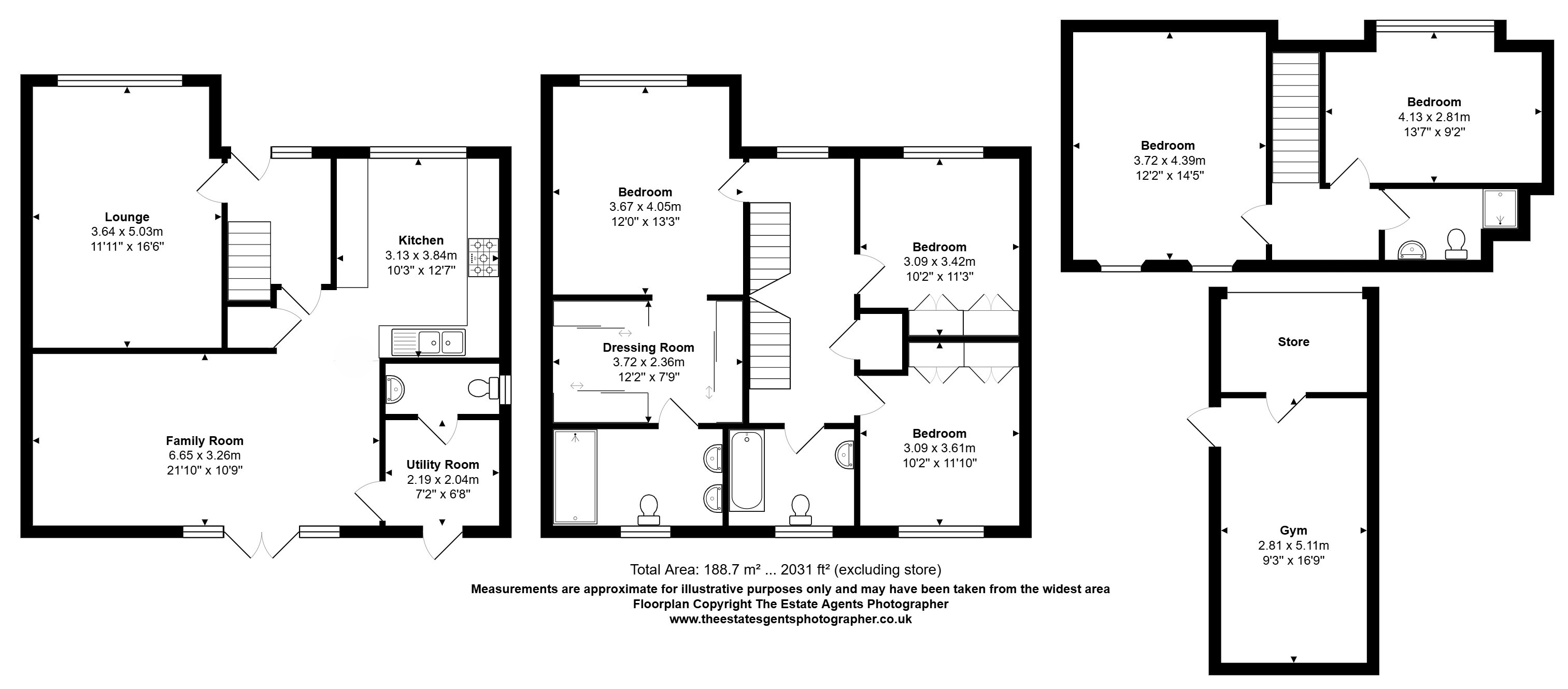 3, Parker Drive, Basildon floorplan