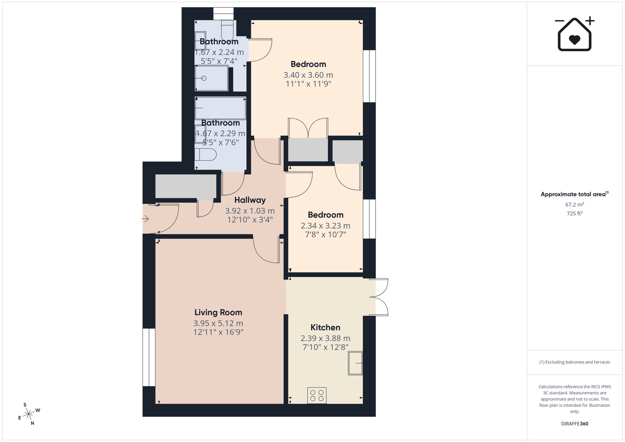 32 Rhodewood House St. Brides Hill, Saundersfoot floorplan