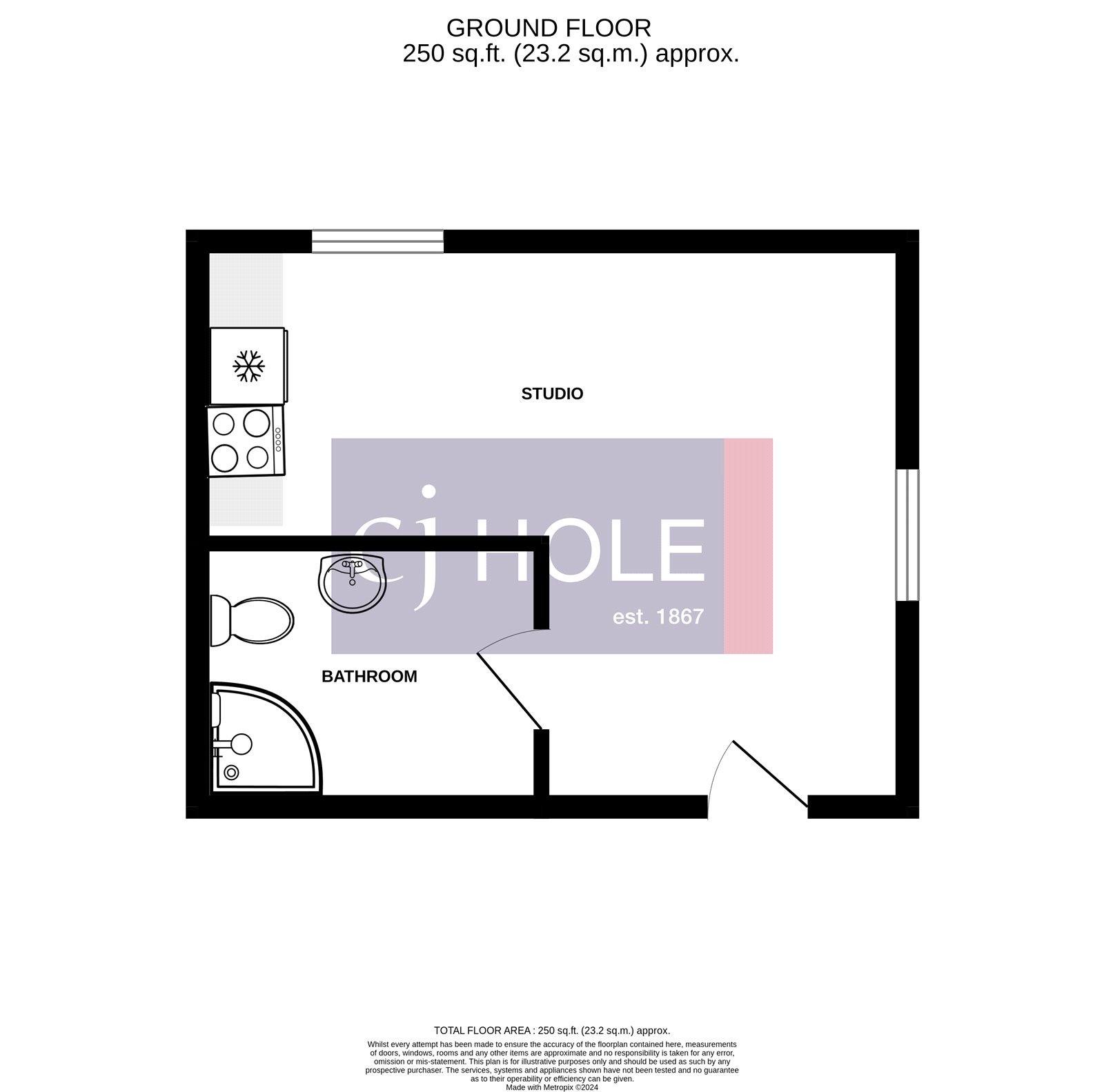 Flat 3, Cheswick Campus, Long Down Avenue floorplan