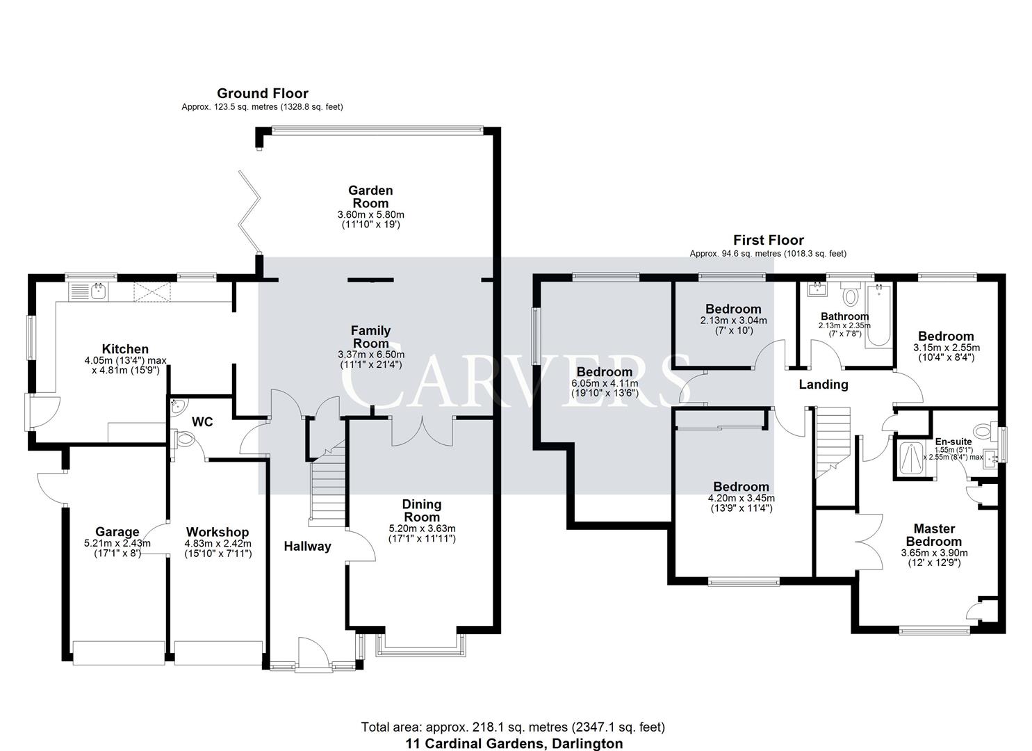 11, Cardinal Gardens, Darlington floorplan