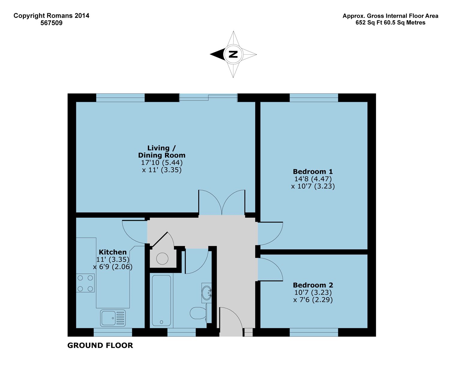 2 Bedrooms Detached bungalow for sale in Hancombe Road, Little Sandhurst, Berkshire GU47