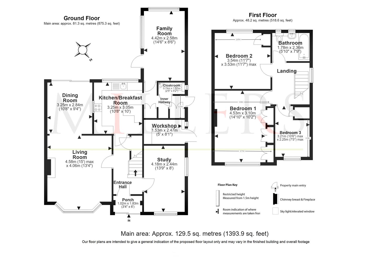 35, Purlieu Way, Theydon Bois floorplan
