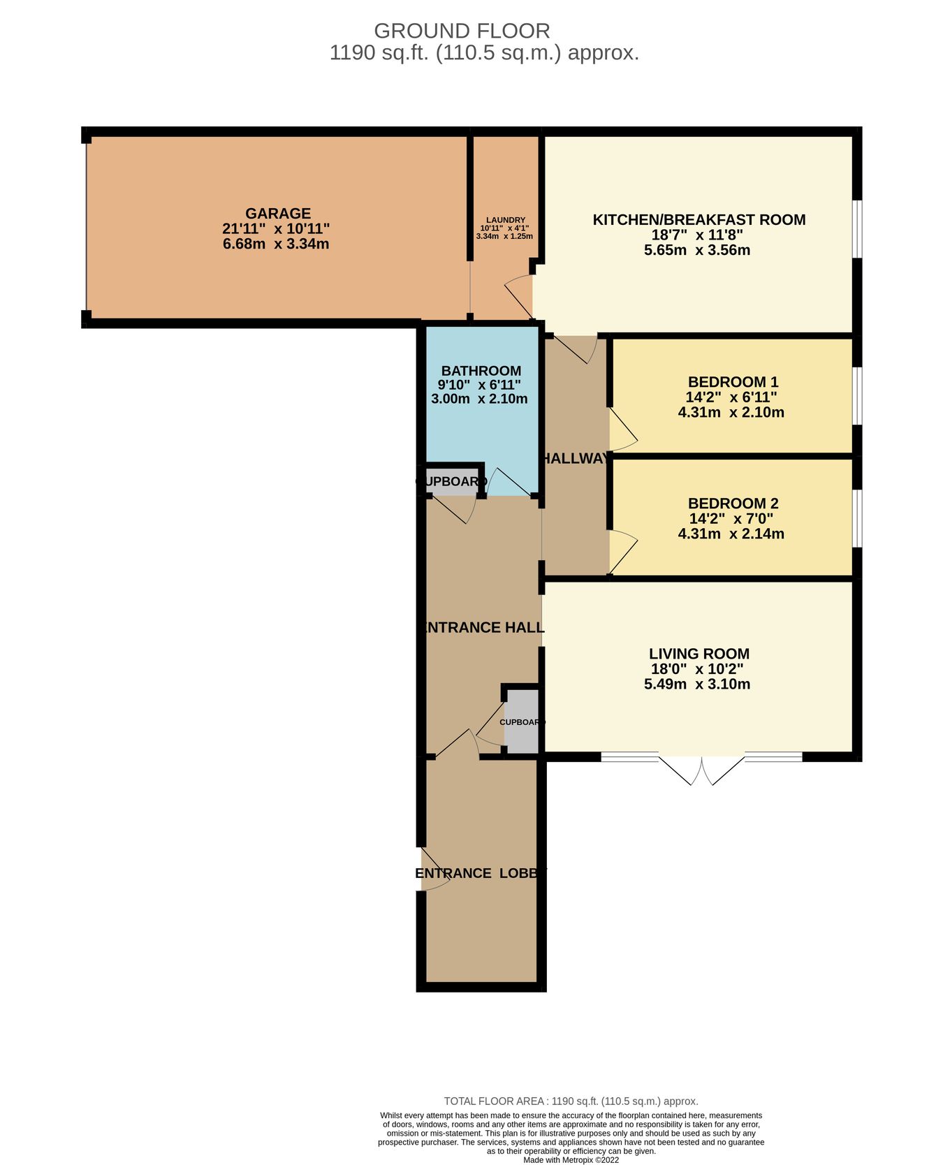 Flat 6, Miami Court 27a Surrey Road, Bournemouth floorplan