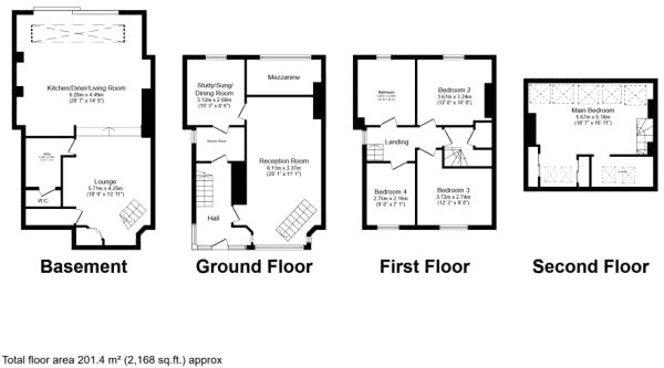 4, Ashfield Road, West Yorkshire floorplan