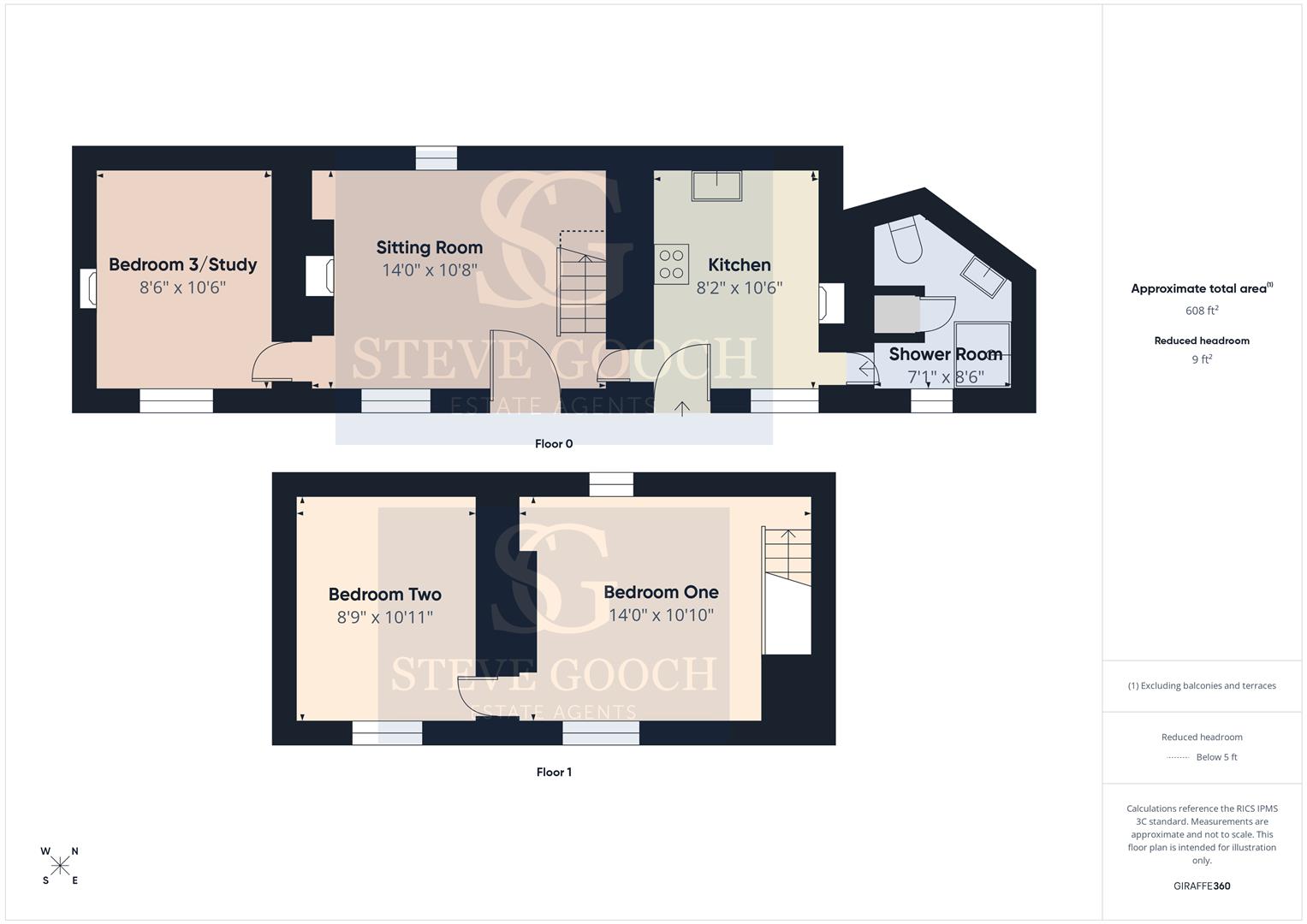 Hillside, The Hollow, Ruardean Hill floorplan