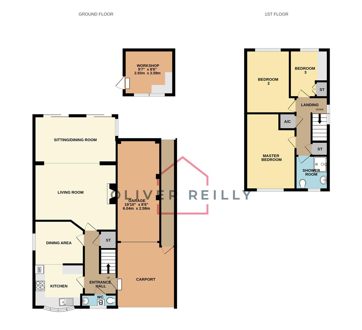 6, Orchard Way, Newark floorplan