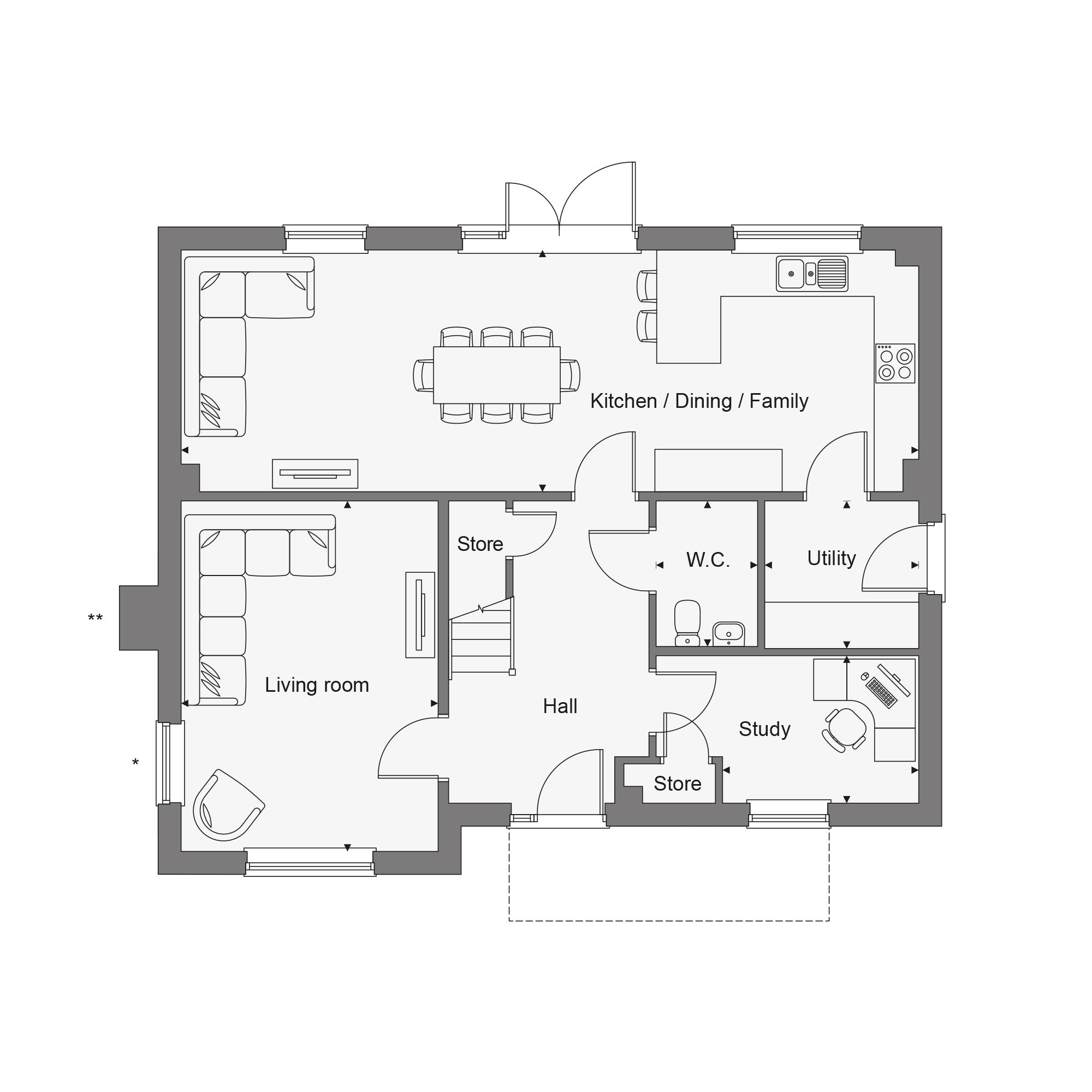 the_kingston_home_279, Chalkdell Drive,  Shenley Wood  floorplan