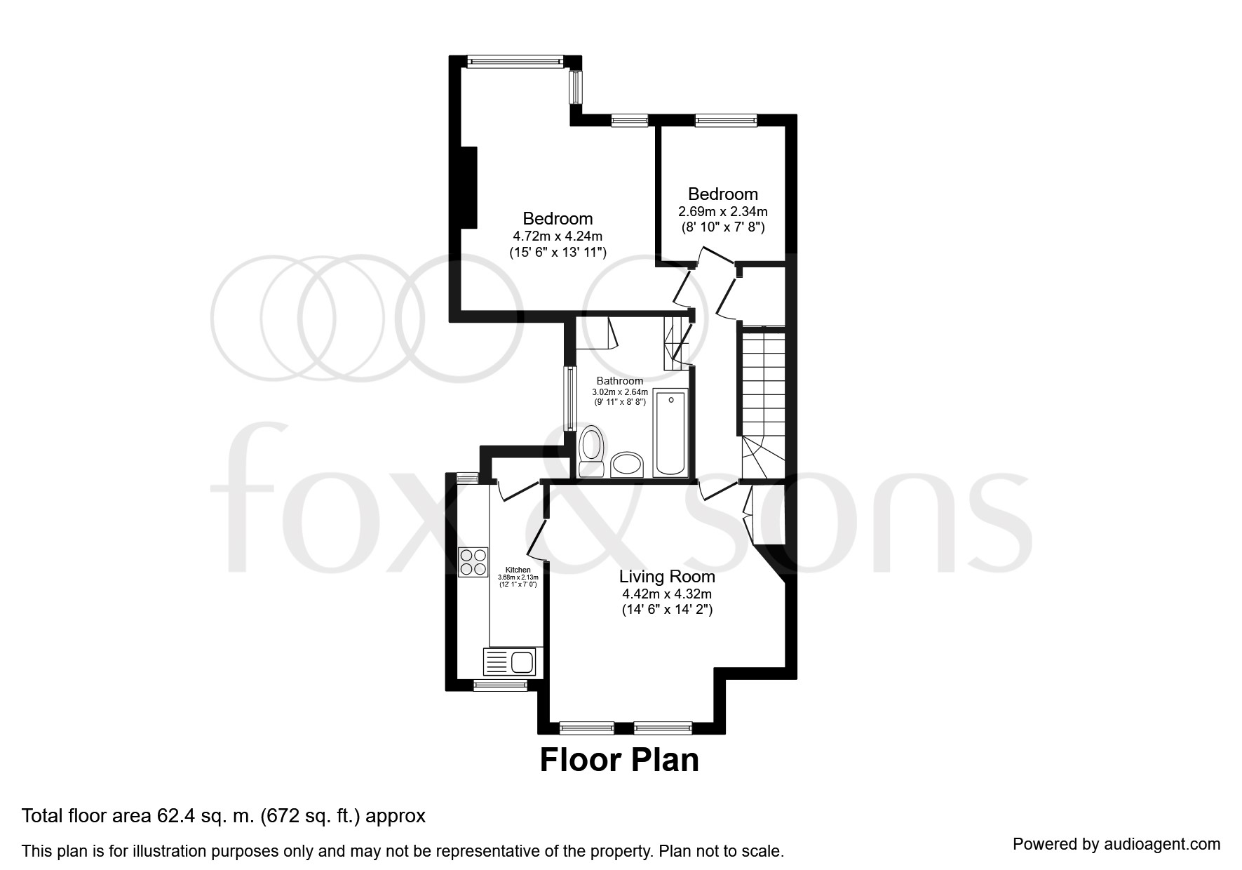 2 Bedrooms Flat for sale in Tivoli Crescent, Brighton BN1