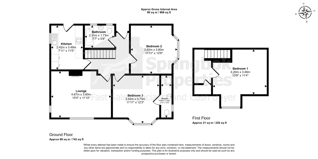 1, Milton Grove, New Milton floorplan