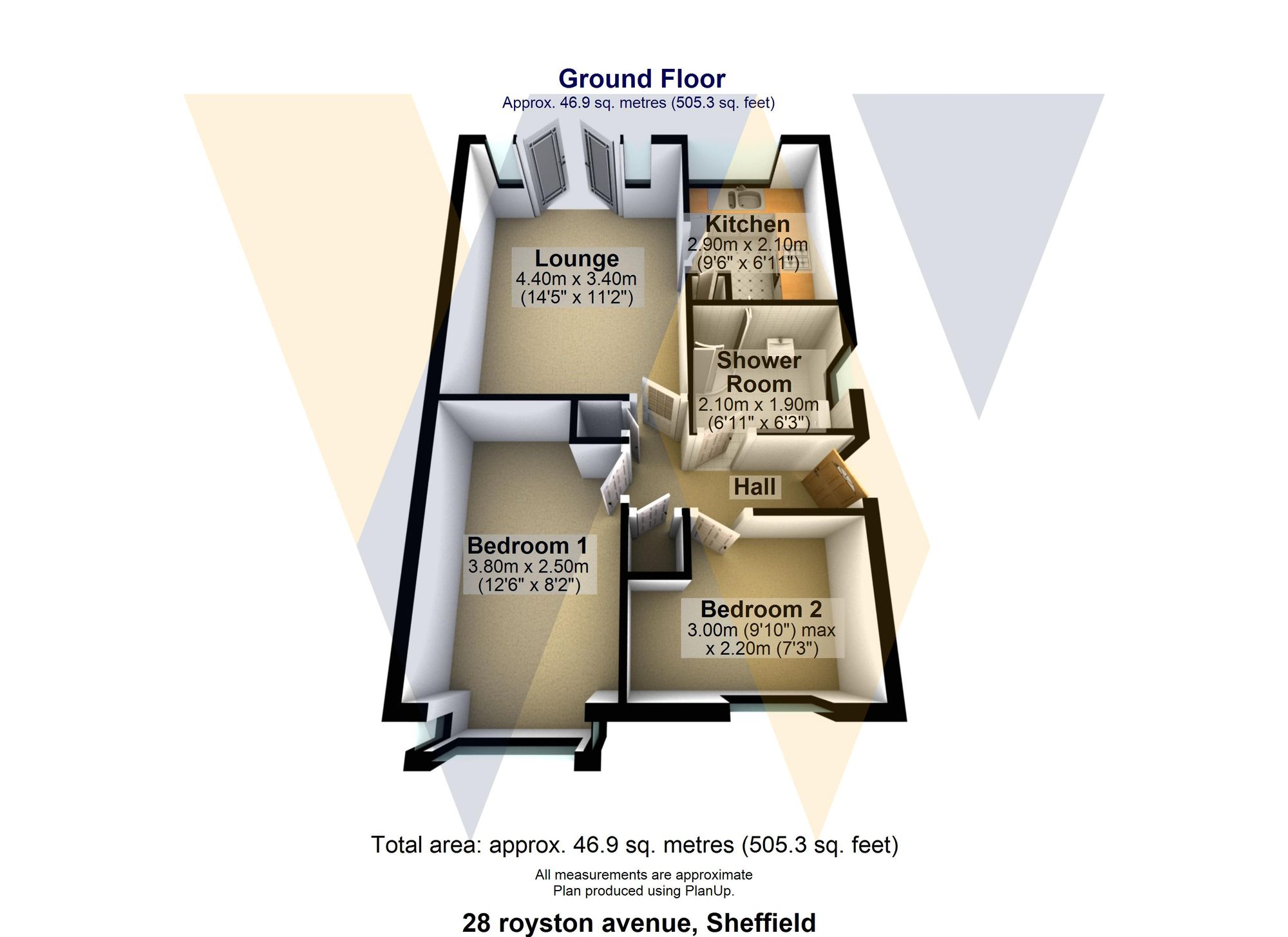 28 Royston Avenue, Sheffield floorplan