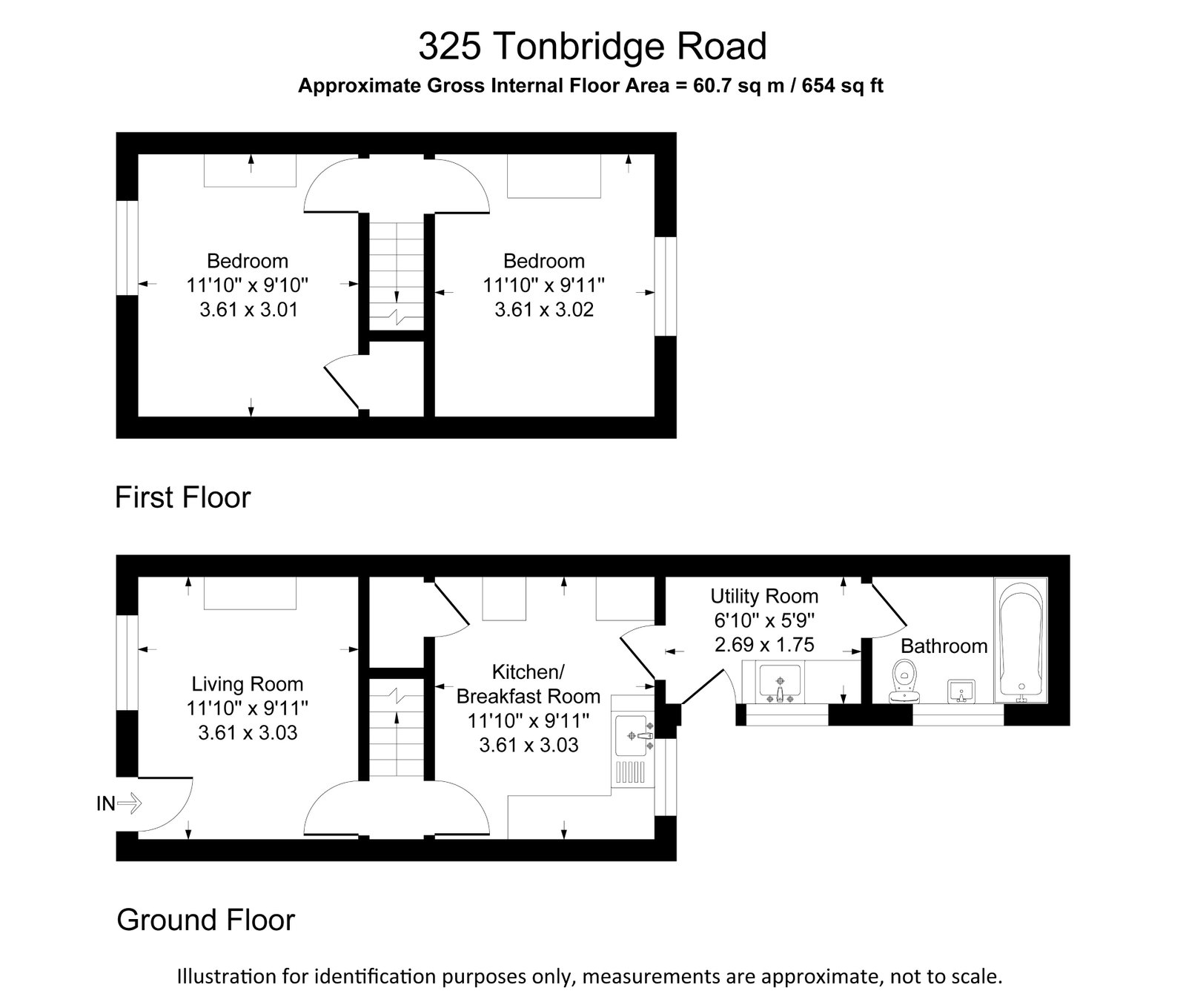 325, Tonbridge Road, Maidstone floorplan