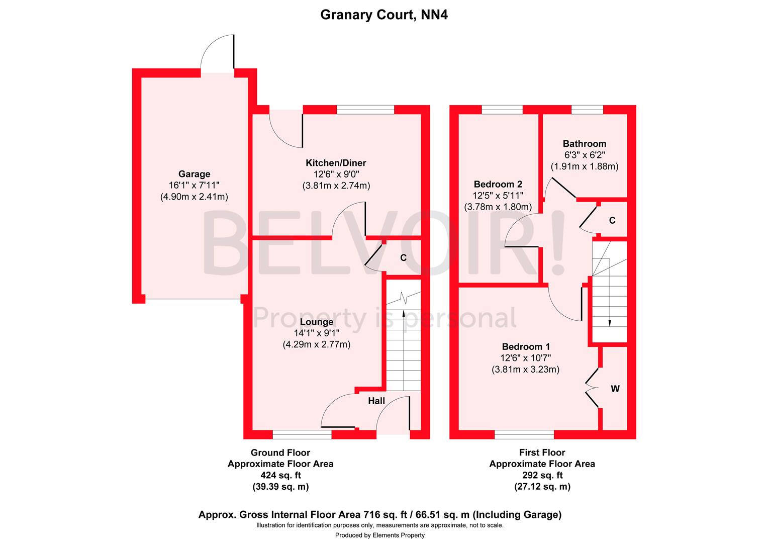 9, Granary Court, Northampton floorplan