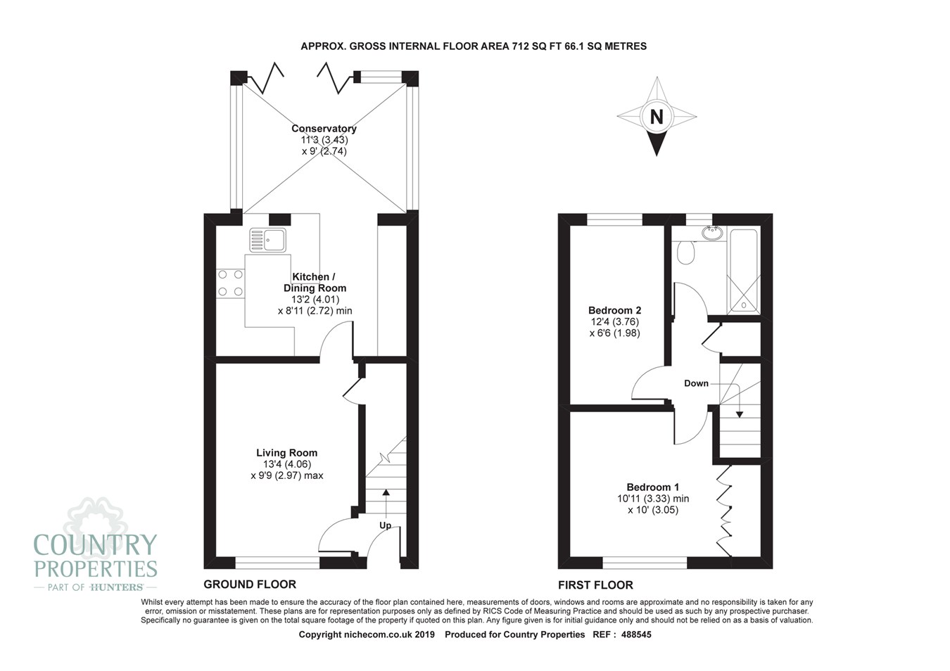 2 Bedrooms End terrace house for sale in Symonds Road, Hitchin SG5