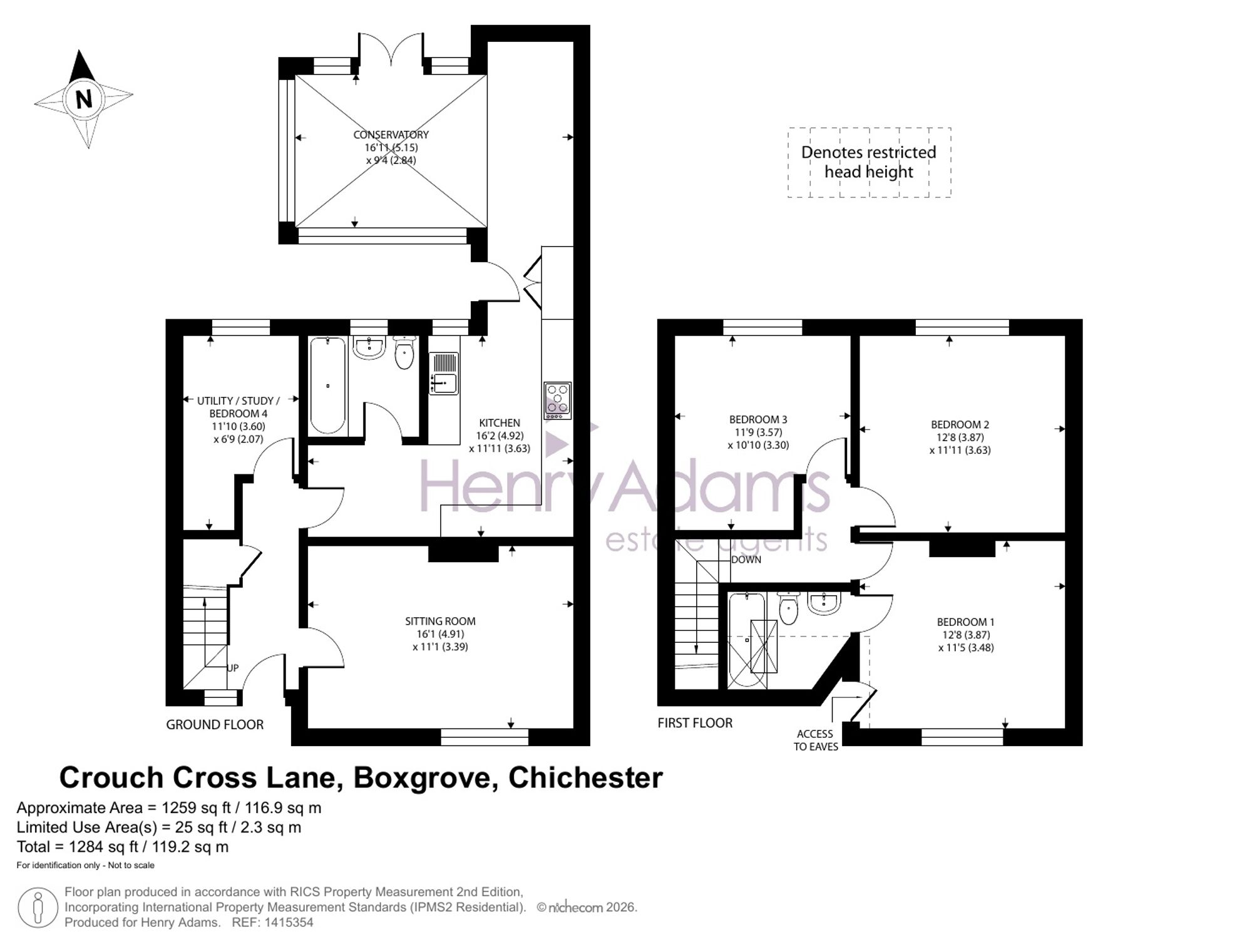 24 Crouch Cross Lane, Chichester floorplan