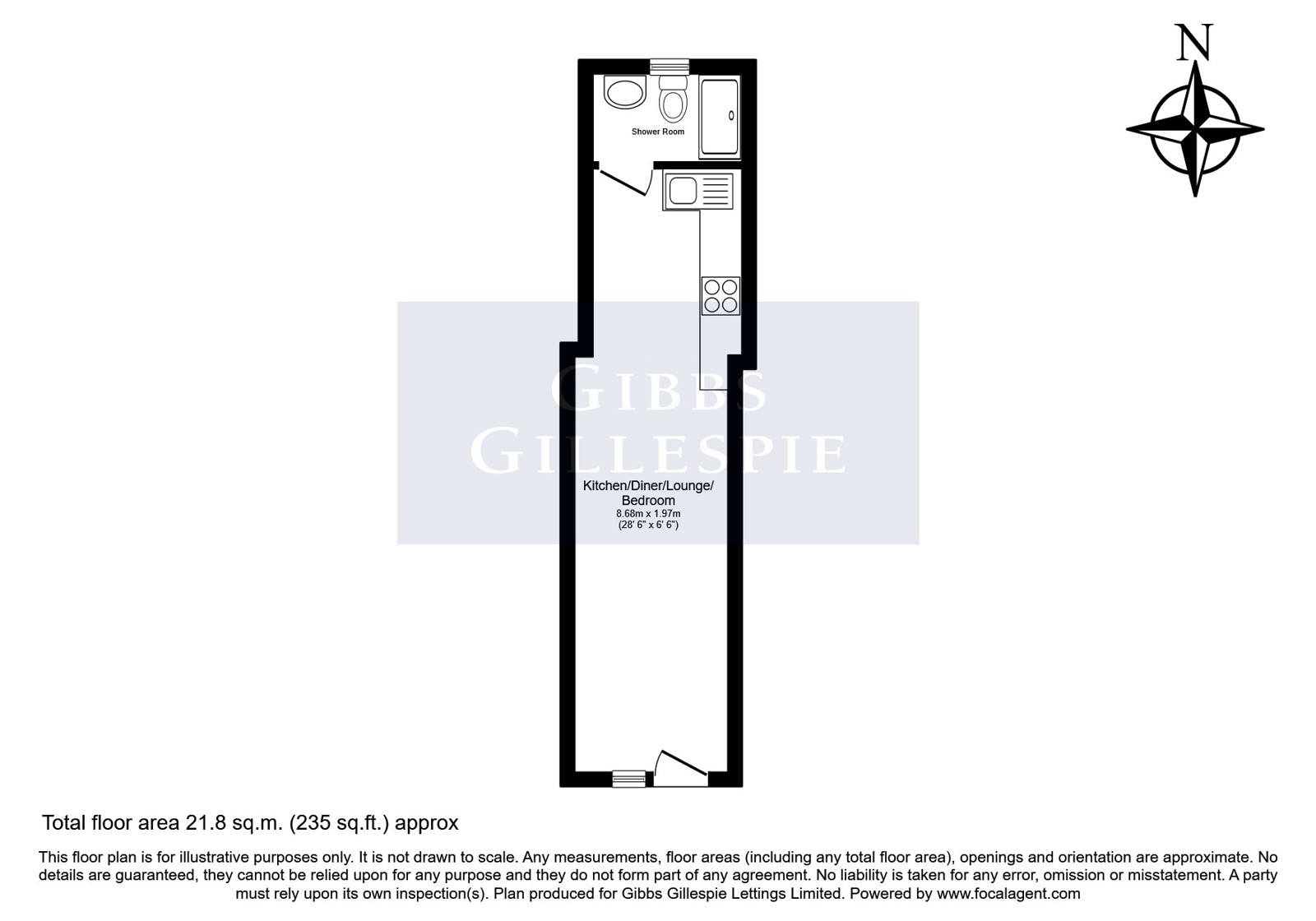 Annexe, 16, Wimborne Drive, Pinner floorplan