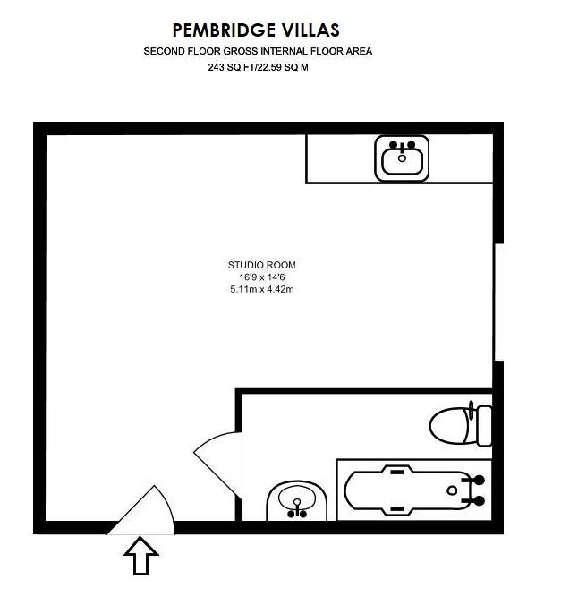 1 Bedrooms Flat to rent in Pembridge Villas, London W11