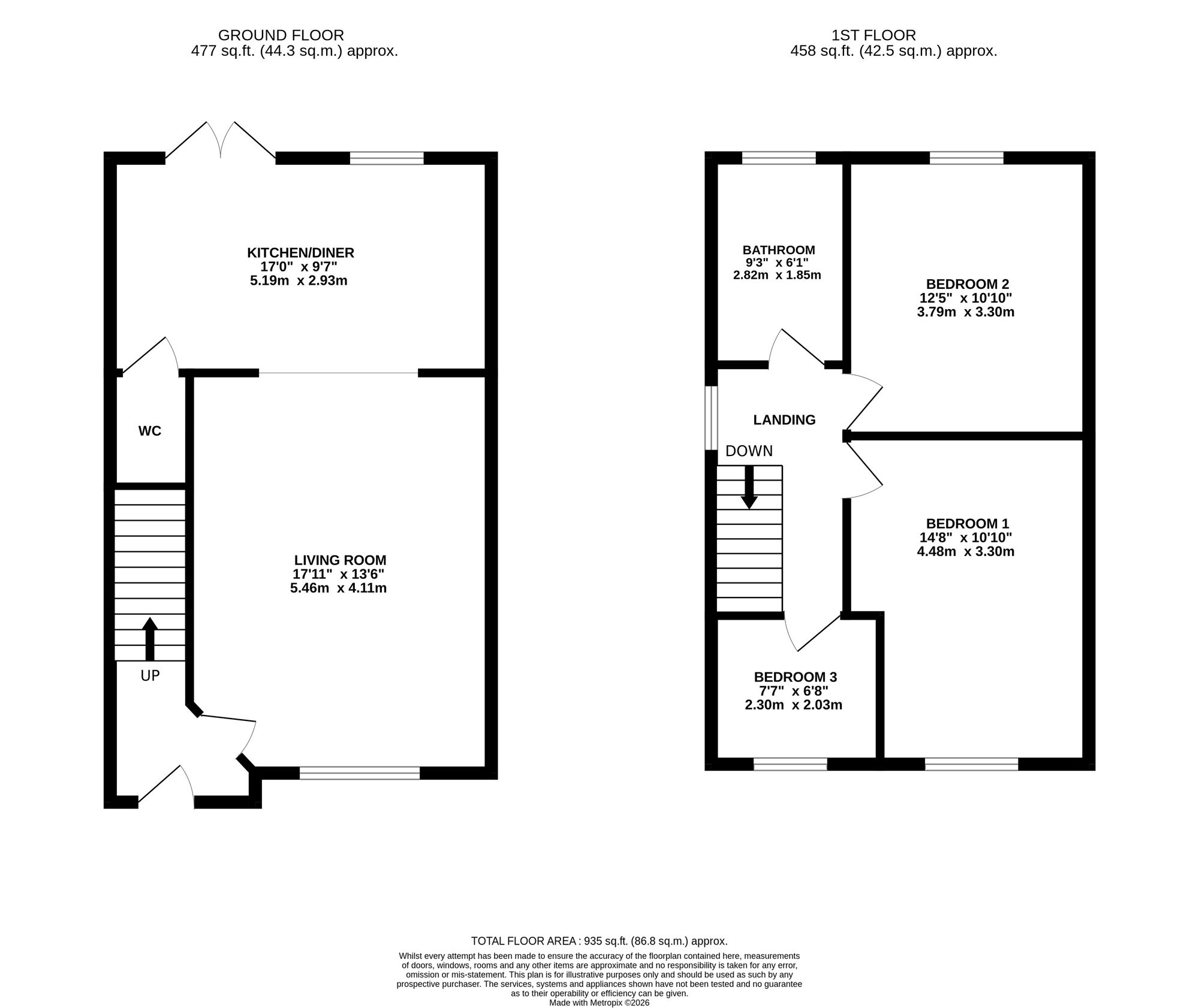 Plot 2 High Offley Road, Woodseaves floorplan
