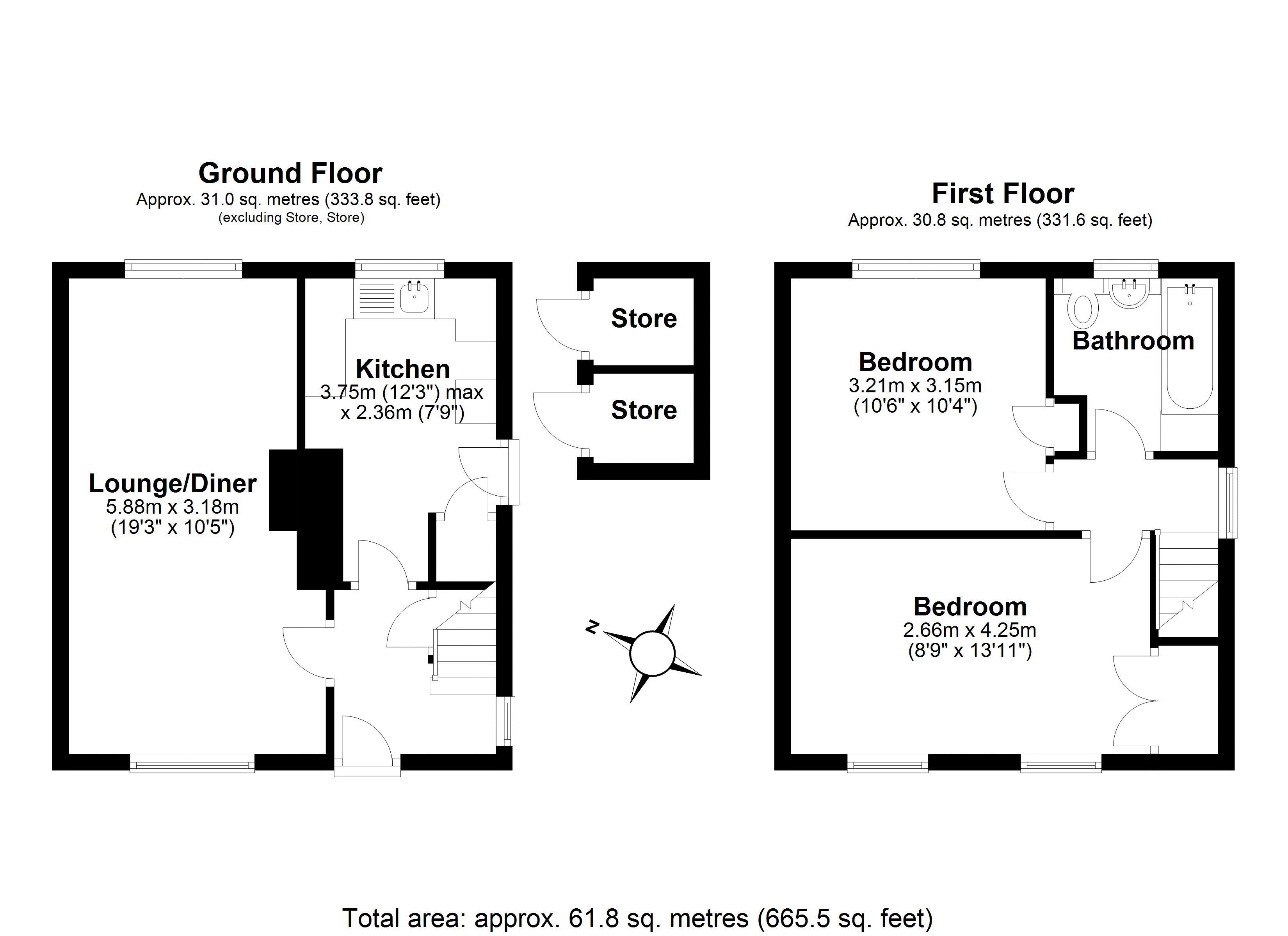 12, Gibbons Road, Telford floorplan