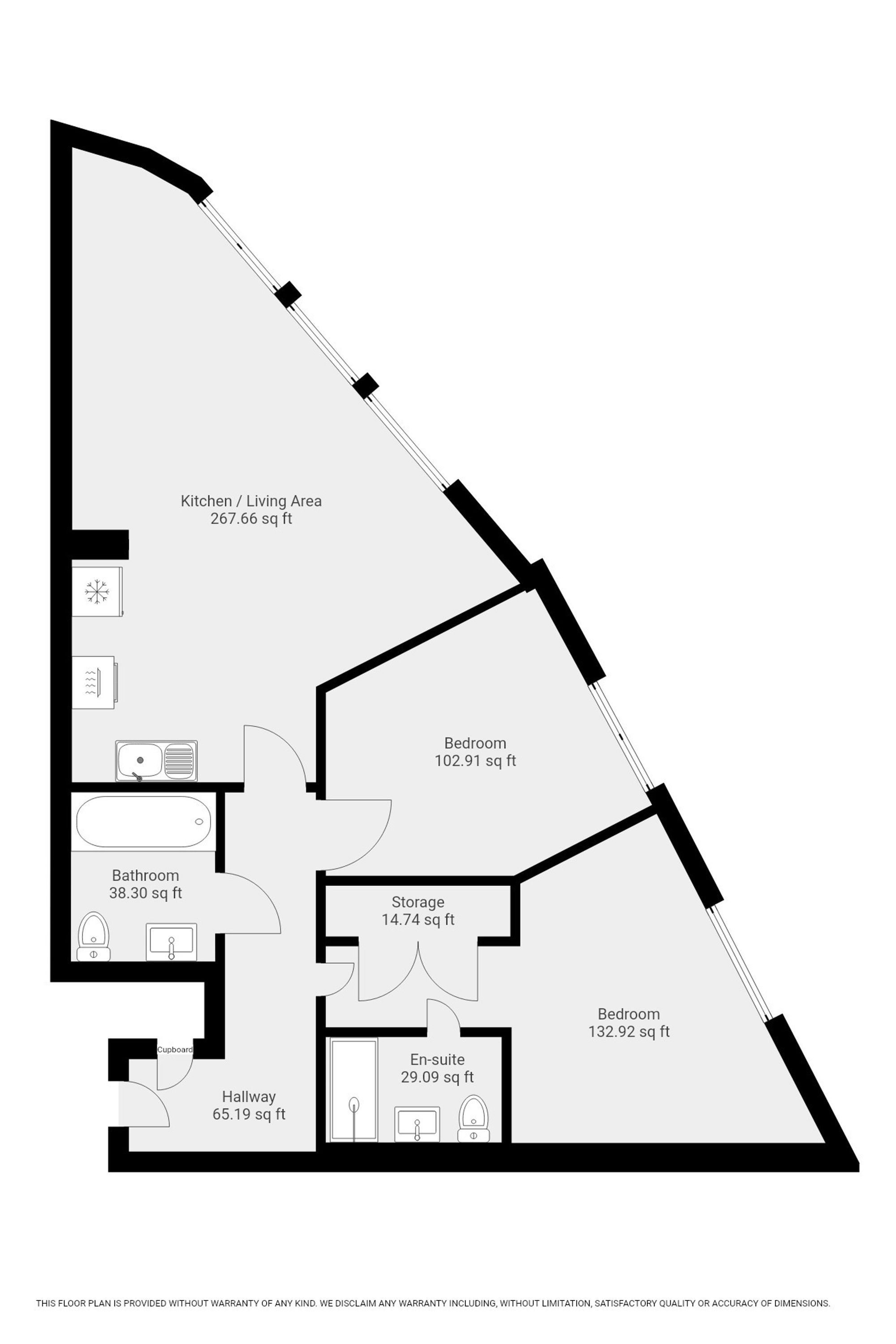 Apt 38, Marina Point West Chatham Quays Dock Head Road, Chatham floorplan
