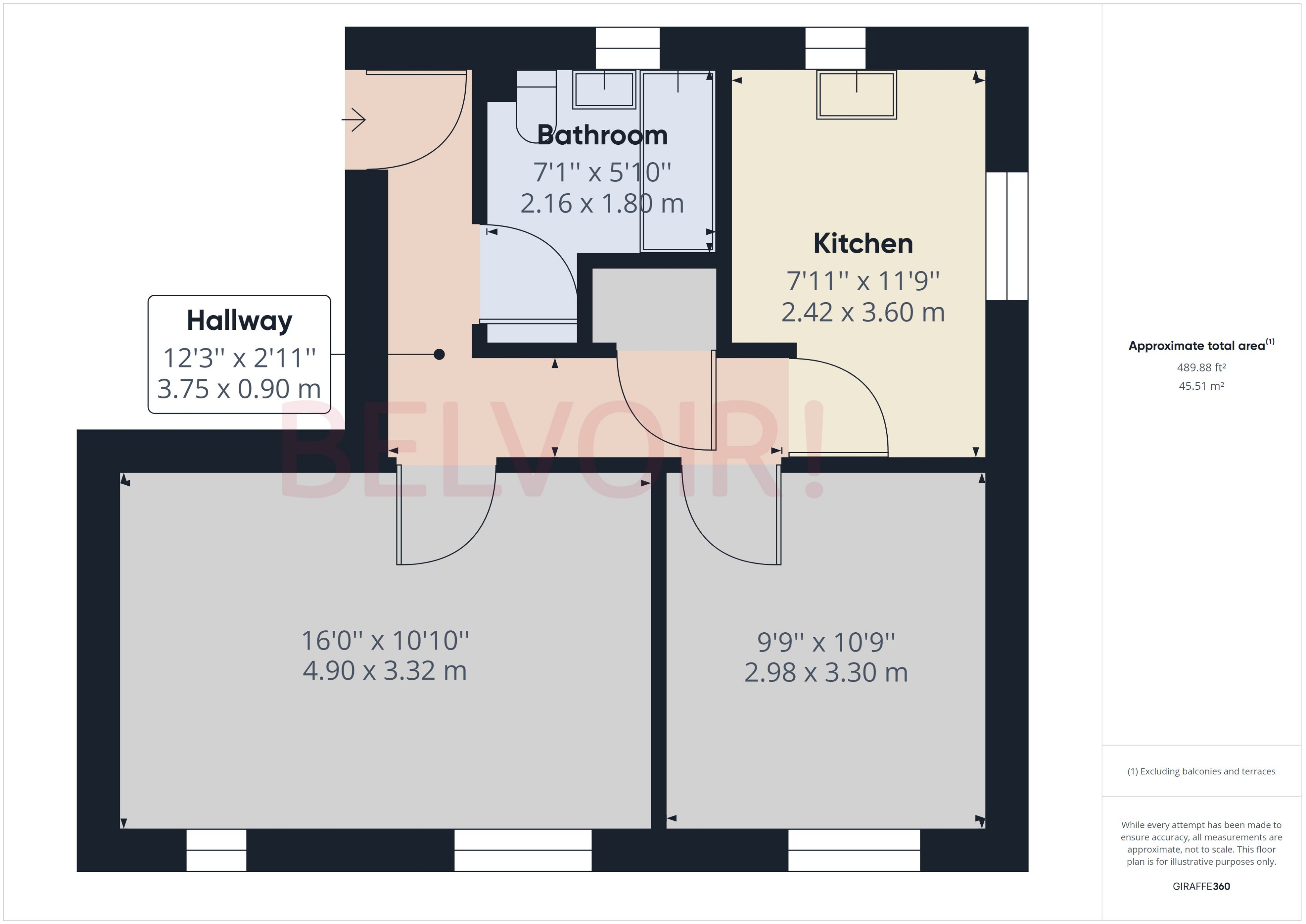 Alpine Court, Buckskin, Basingstoke RG22, 1 bedroom flat to rent