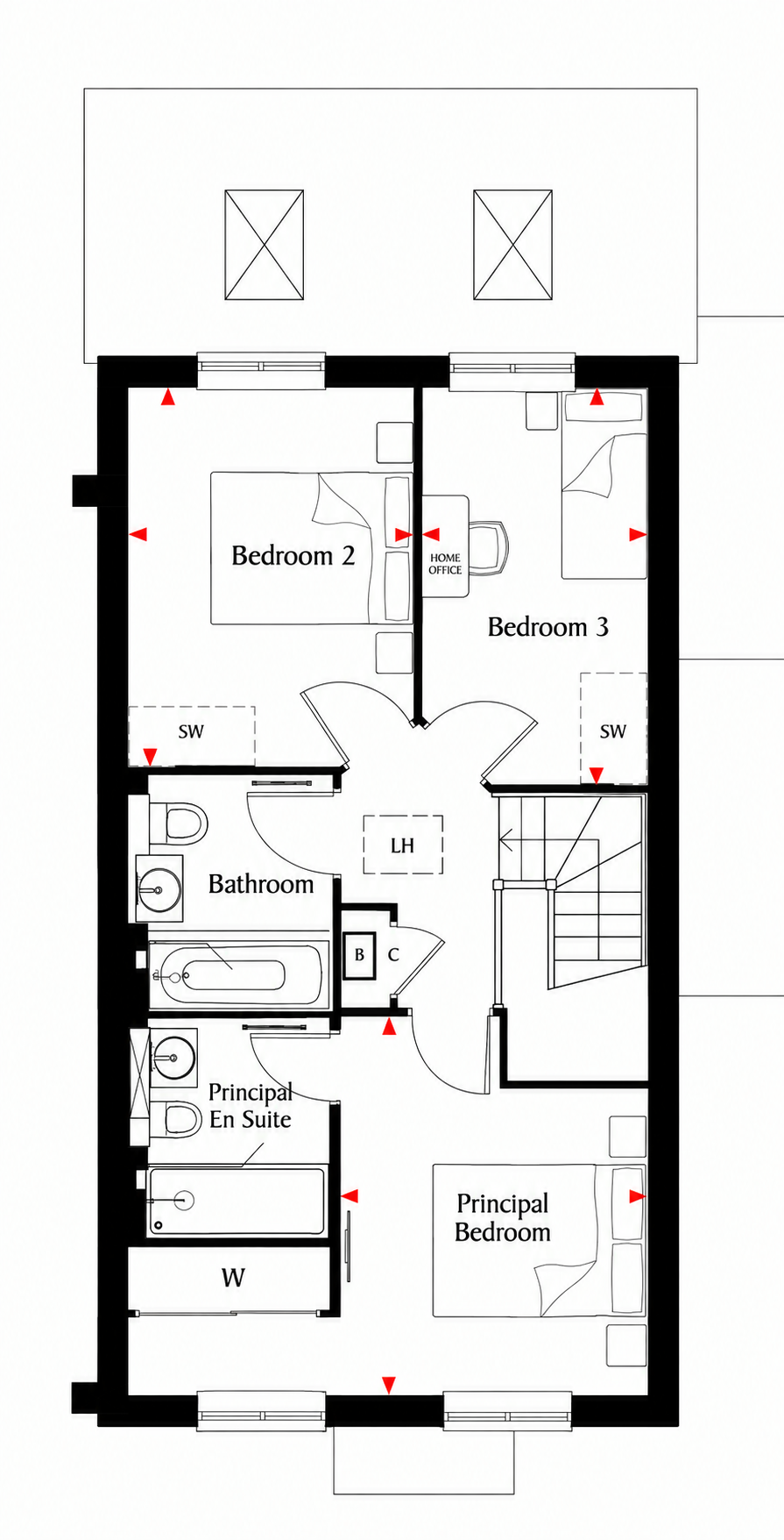 Nightingale View, Fleet floorplan
