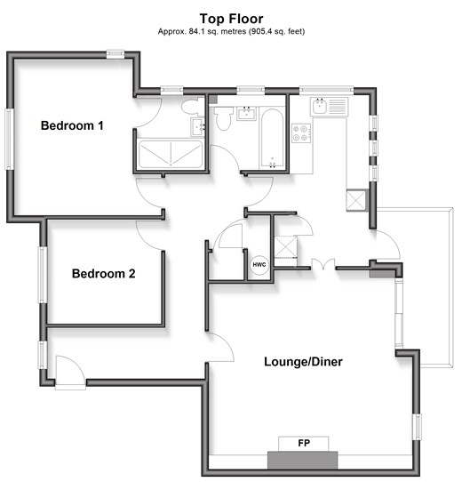 29, Highacre floorplan