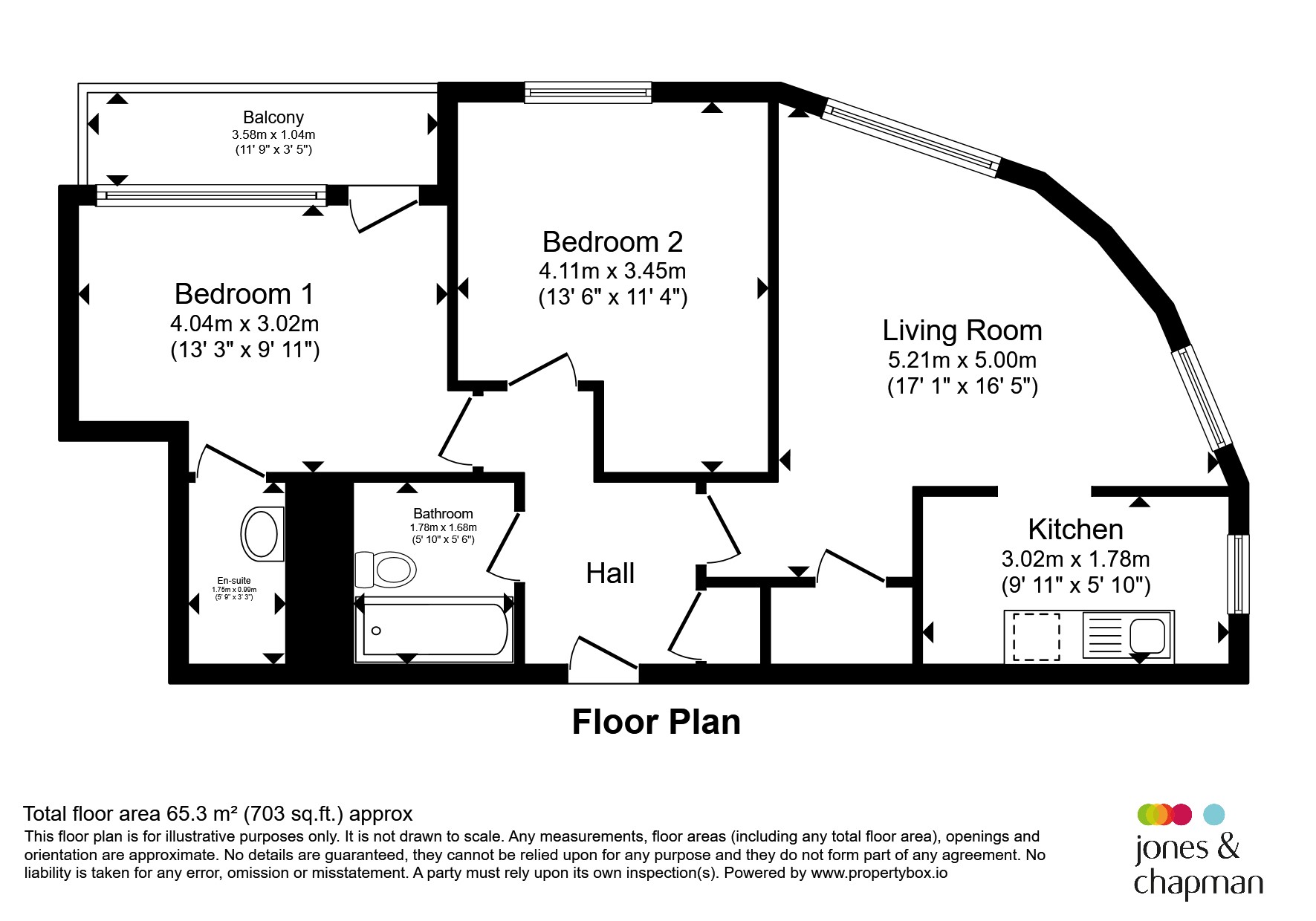 Apartment 14, 1., Royal Quay, Liverpool floorplan