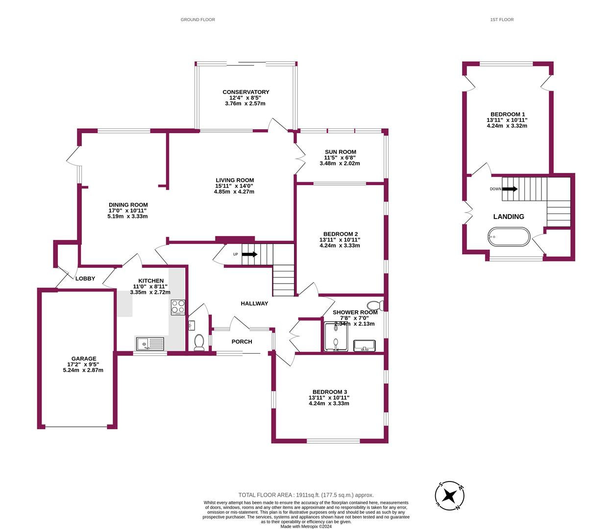 12, Kingsway, Aldwick, Bognor Regis, West Sussex floorplan