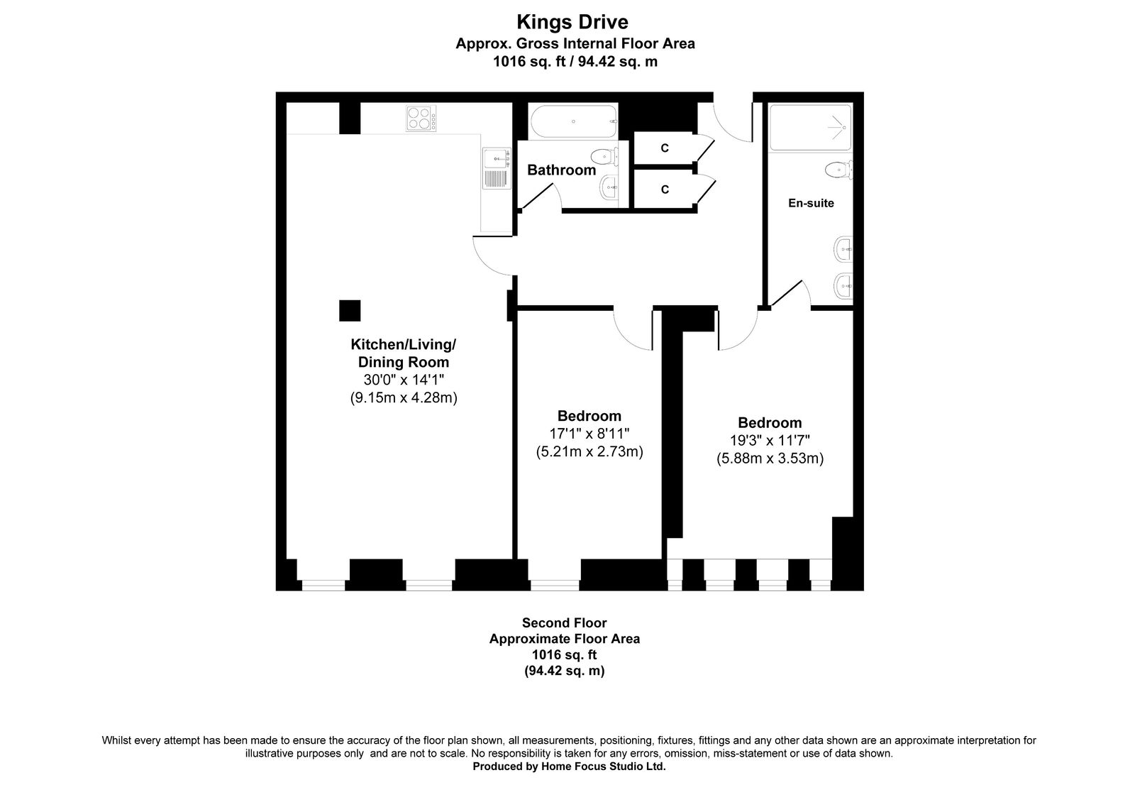 39 King Edward VII Apartments floorplan