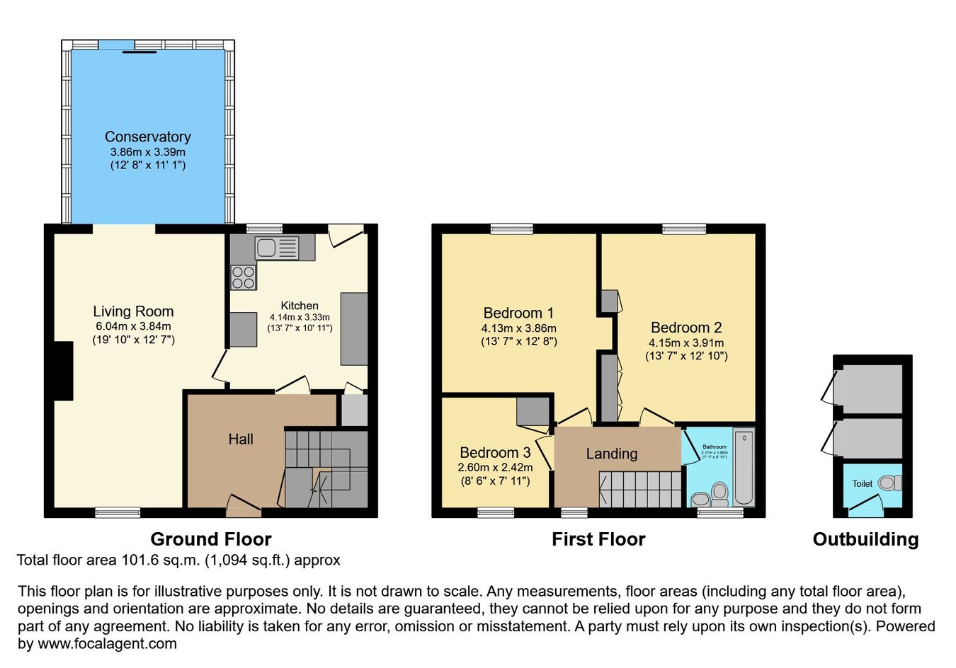 76, Central Avenue, Leicester floorplan