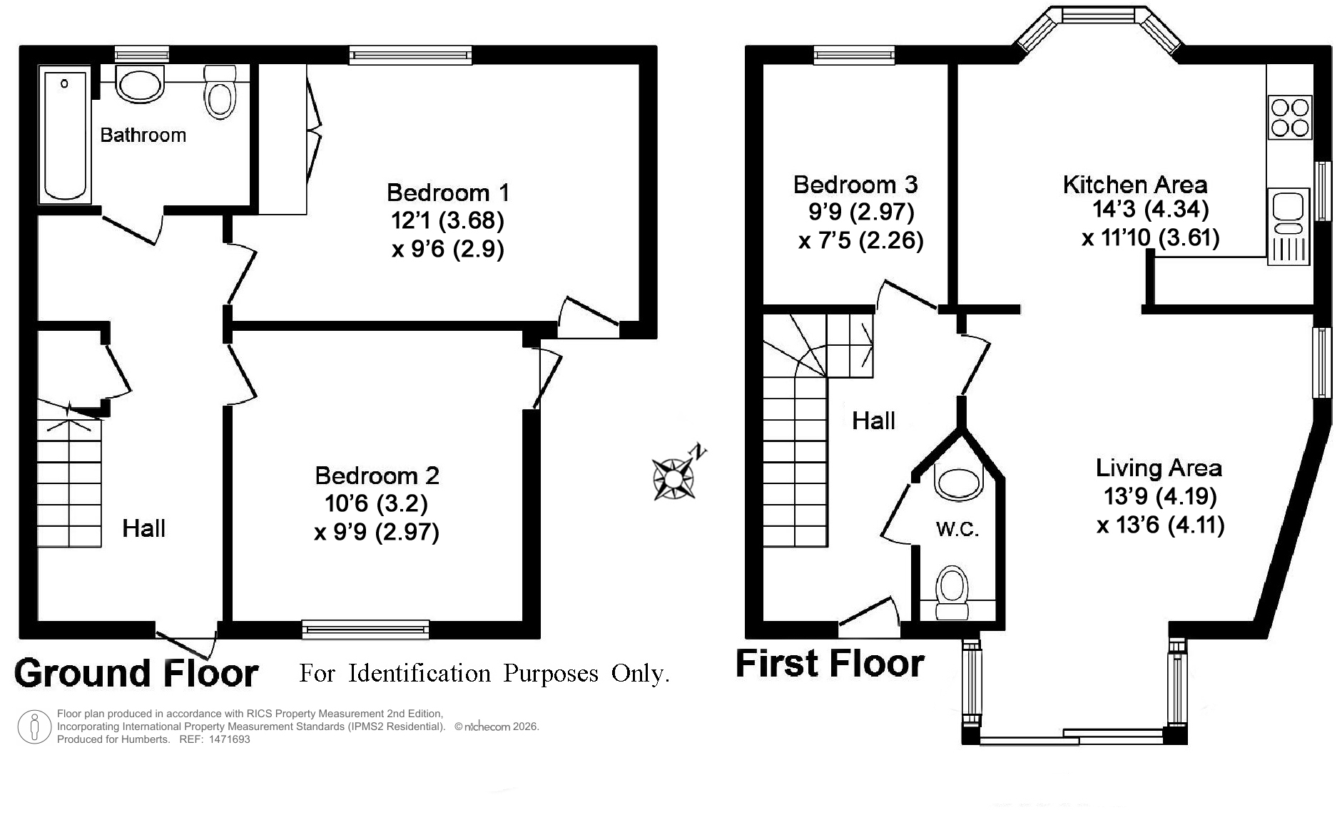 2 The Milliners,, Lewes Road, East Sussex floorplan