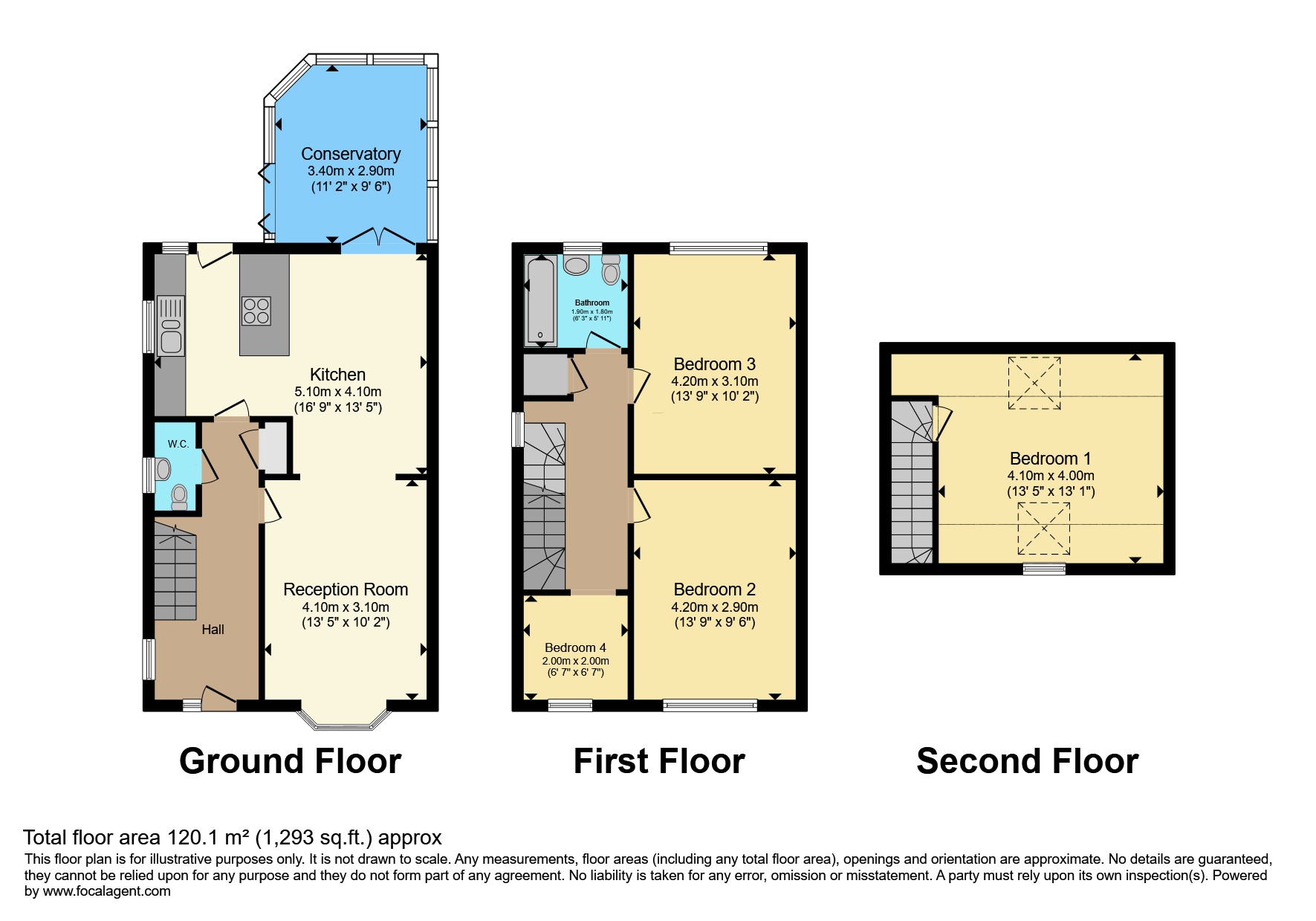 4, Lynton Close, Penarth floorplan