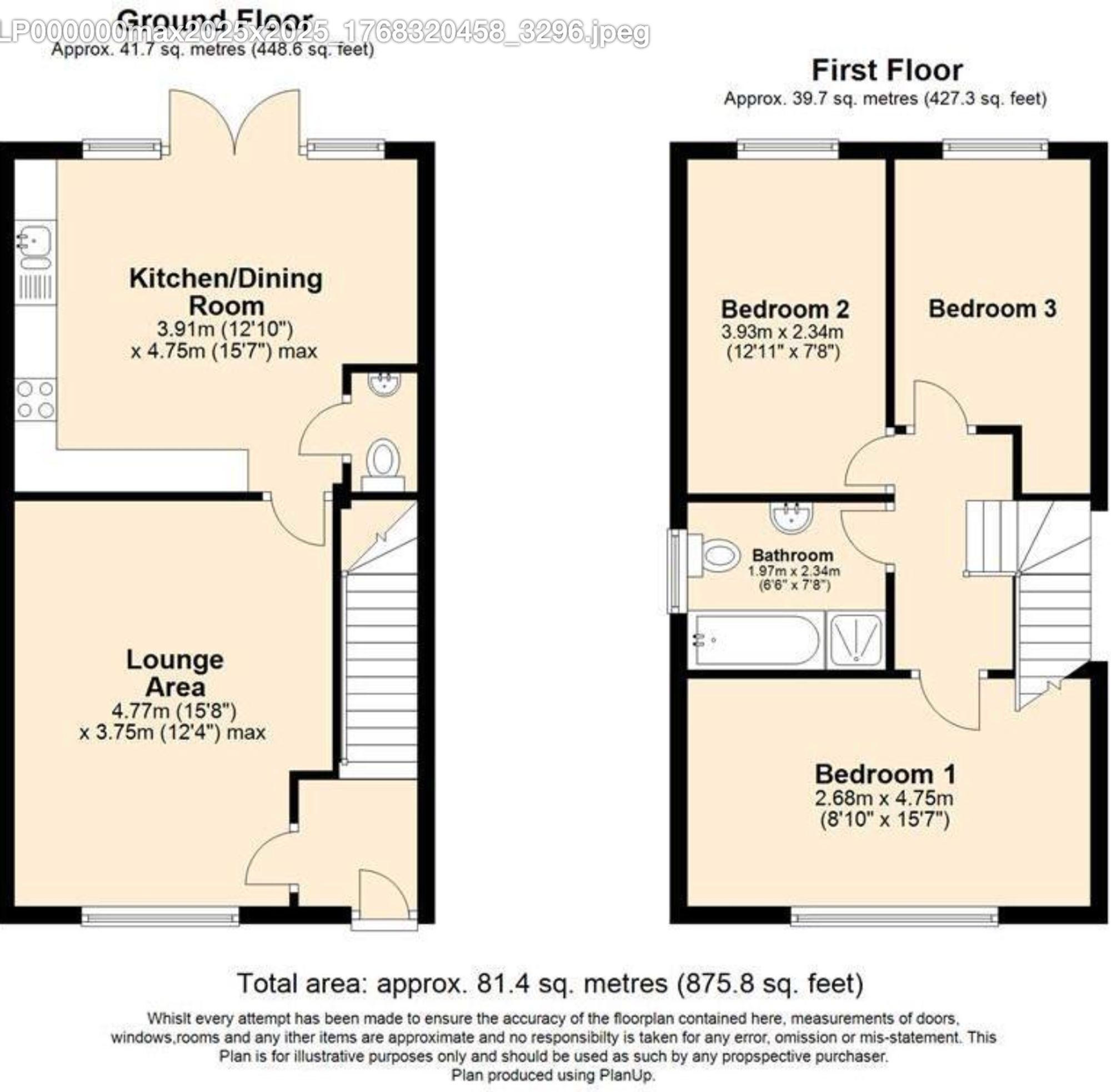 4 Campanula Grove, Telford floorplan
