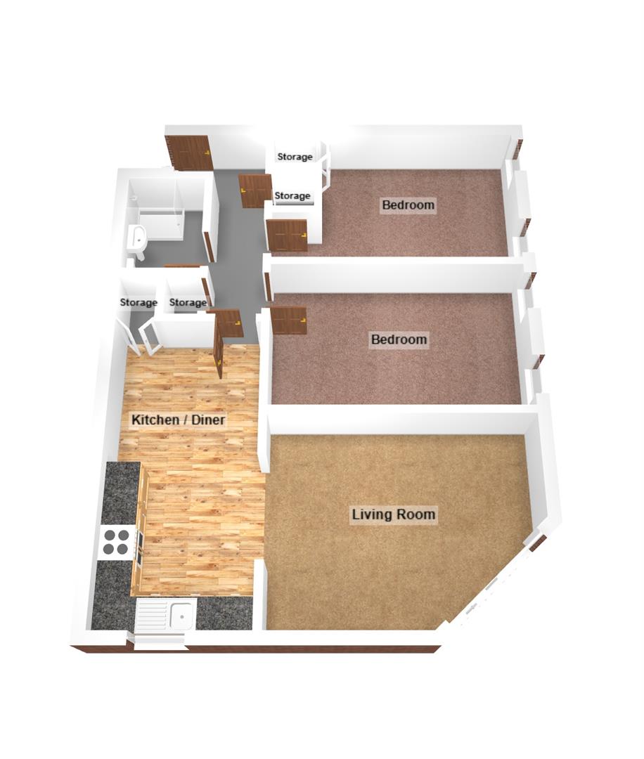 Flat 6 Berrow Lodge, Clarence Road East, Weston-Super-Mare floorplan